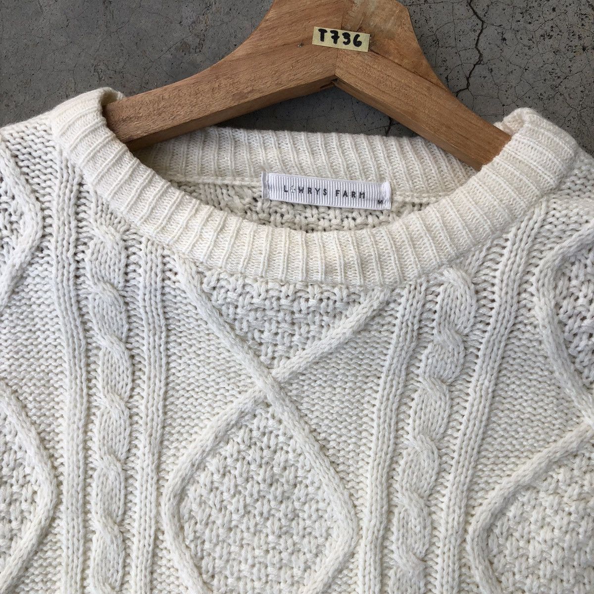 Japanese Brand 💥Japanese Lowrys Farm Pureknit Jumper/Memeri Mohair Pattern Size US M / EU 48-50 / 2 - 6 Thumbnail