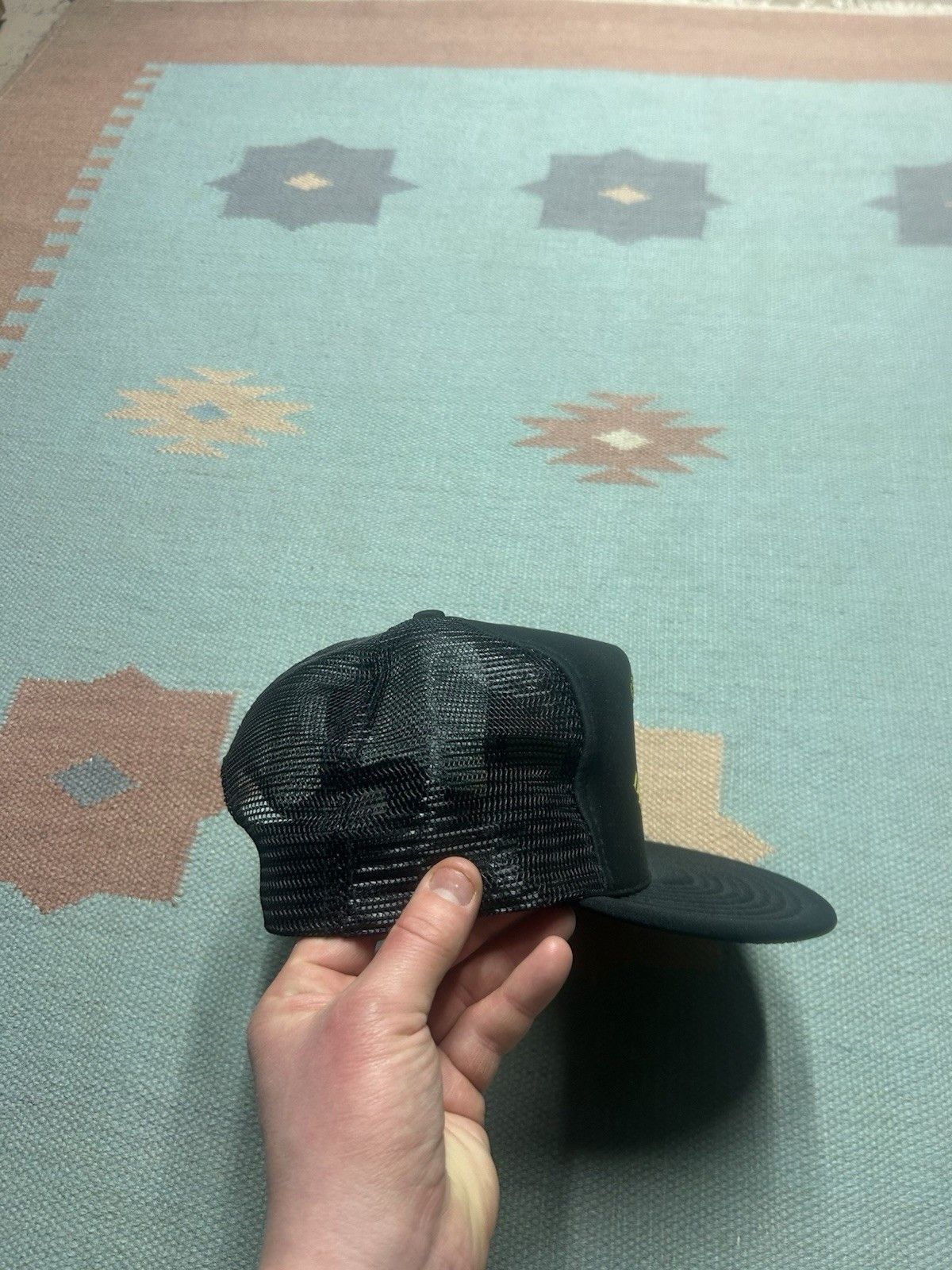 Vintage Vtg trucker hat mesh operation desert storm black snapback Size ONE SIZE - 8 Thumbnail