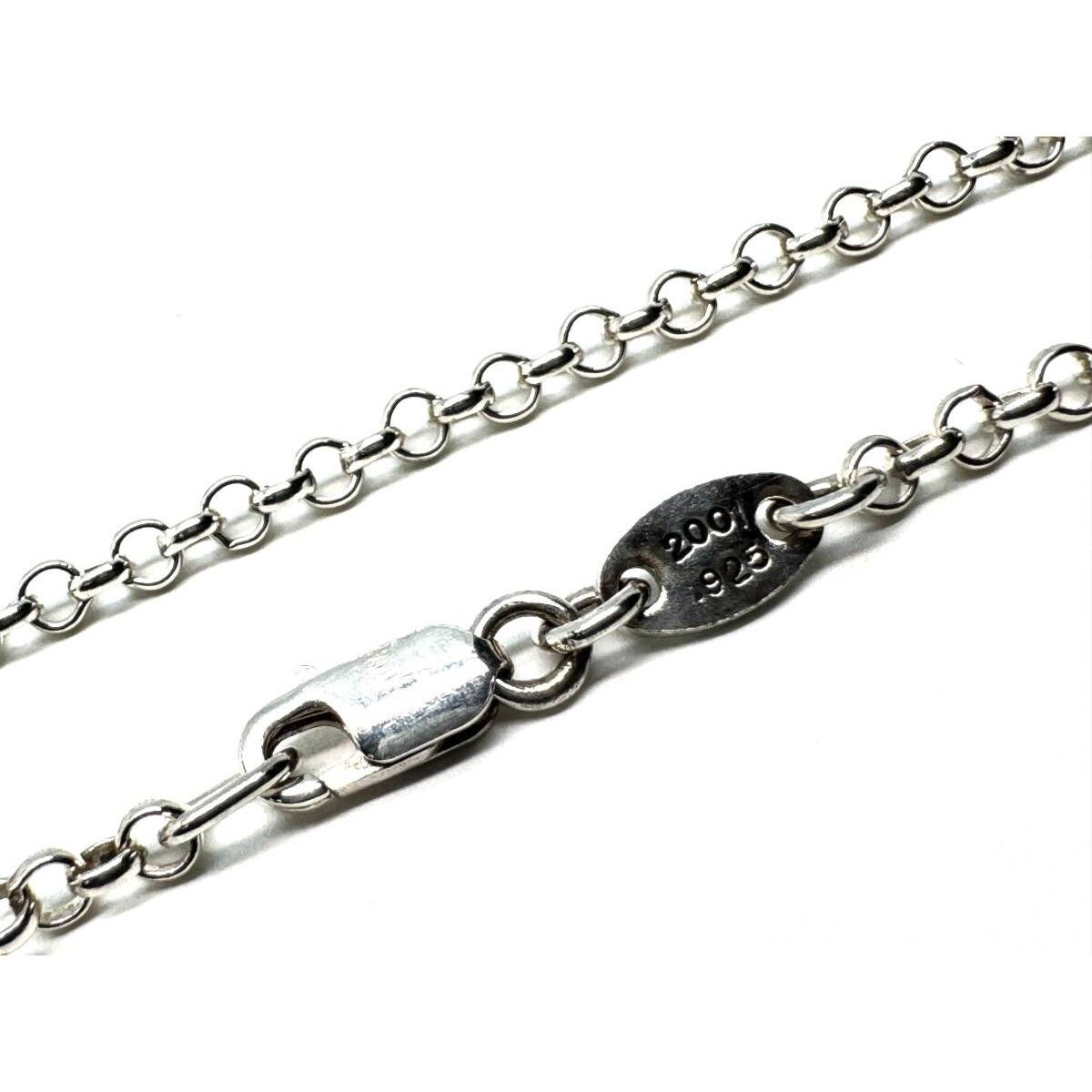 Chrome Hearts Chrome Hearts Invoice Roll Chain Necklace 925 Silver Size ONE SIZE - 3 Thumbnail