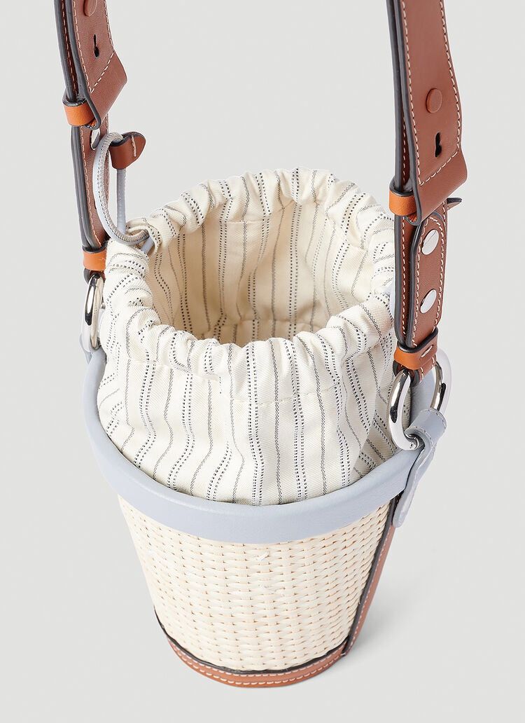 Maison Margiela Margiela rattan bucket crossbody bag Size ONE SIZE - 9 Thumbnail