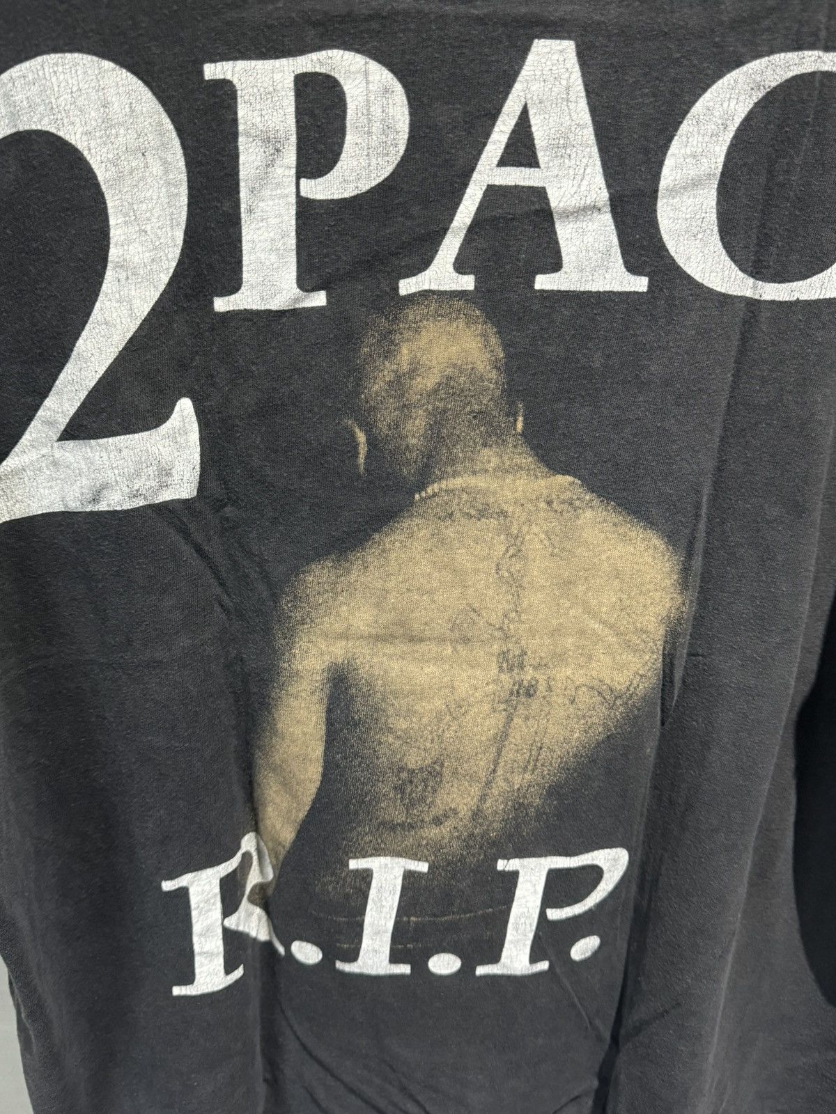 Rap Tees × Vintage Vintage 90s tupac shakur memorial rap tee Size US XL / EU 56 / 4 - 12 Thumbnail