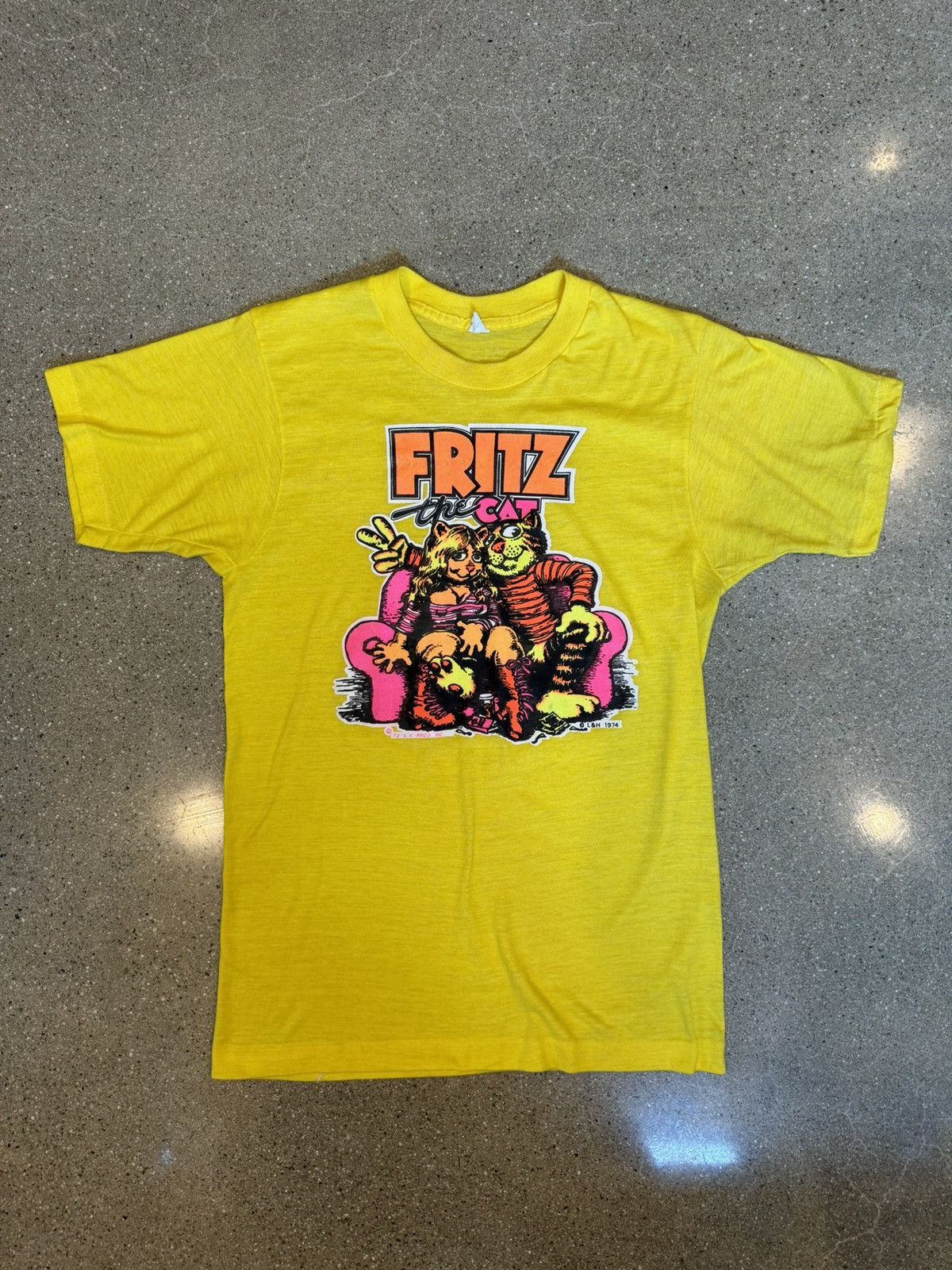Fritz the Cat Vintage 1972 Movie T-Shirt
