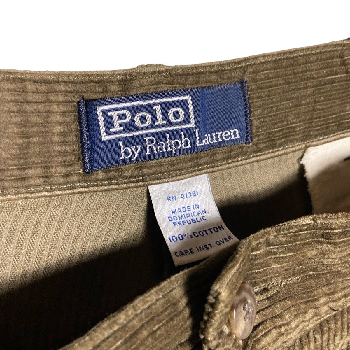 Polo Ralph Lauren × Vintage Vintage 90s Polo Golf Ralph Lauren Corduroy Baggy Pants Size US 34 / EU 50 - 6 Thumbnail