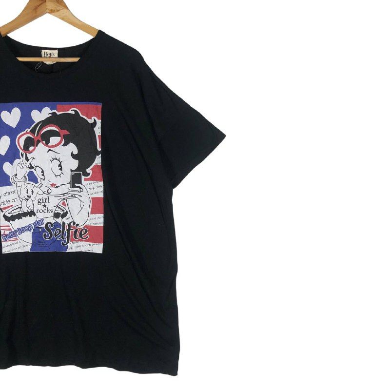 Cartoon Network × Japanese Brand × Vintage Vintage Betty Boop Star Selfie T-Shirt Size M / US 6-8 / IT 42-44 - 4 Thumbnail