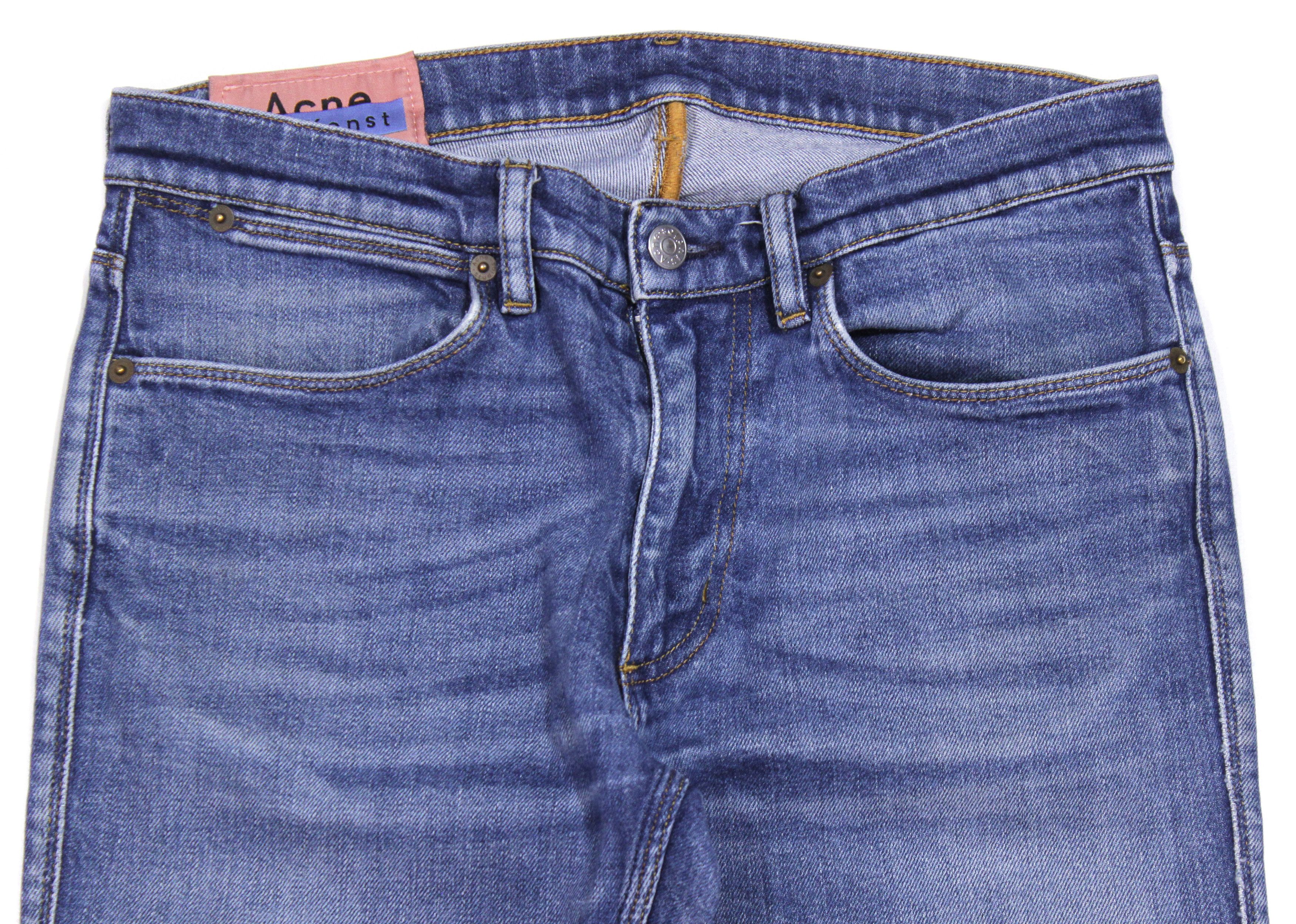 Acne Studios Bla Konst PSS18 Max Dark Blue Jeans Size US 31 - 3 Thumbnail
