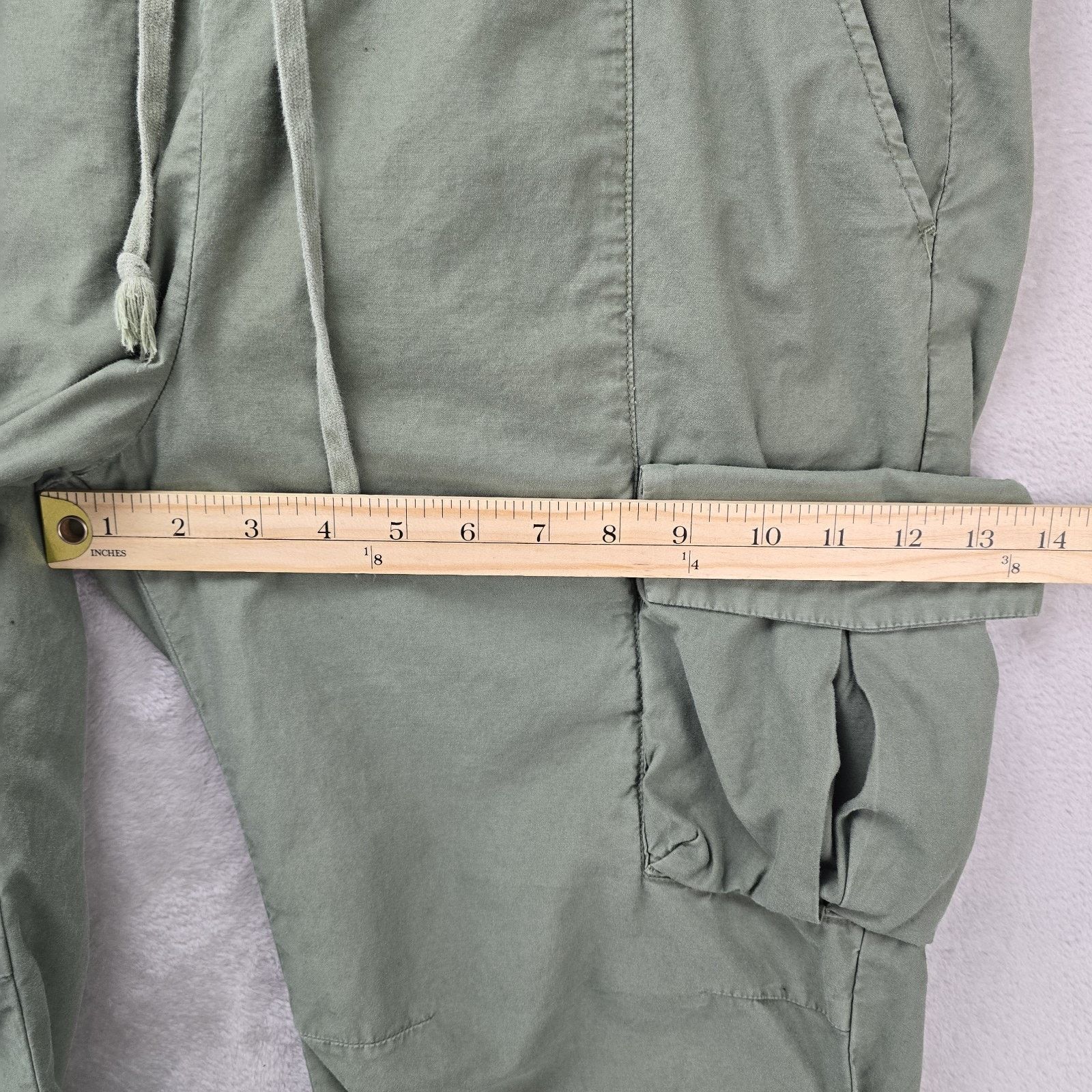John Elliott John Elliott Back Sateen Cargo Pants Sz 3 Large Olive Green Size US 36 / EU 52 - 13 Thumbnail