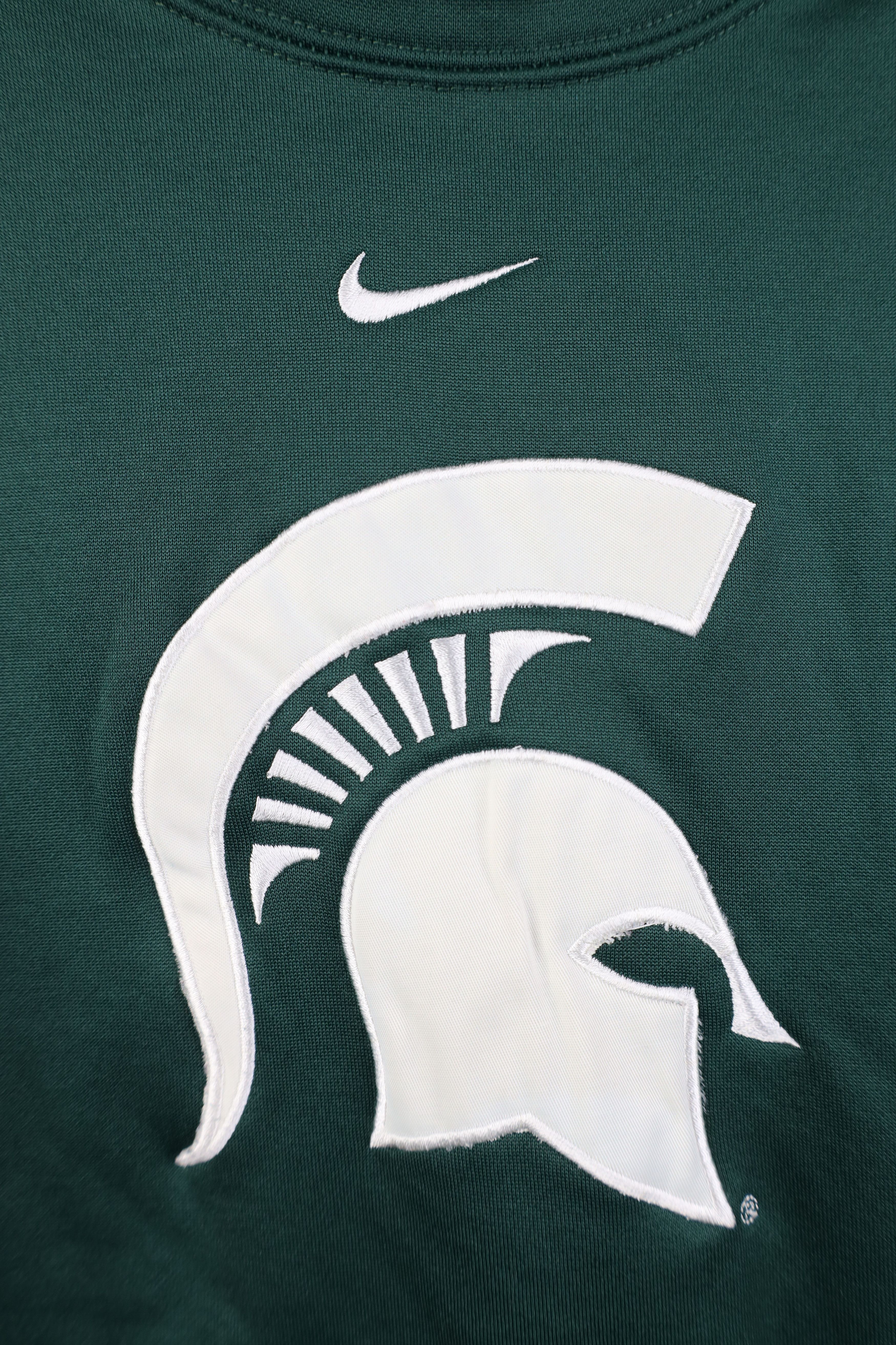 Nike Nike Center Swoosh Michigan State University Sweatshirt Size US S / EU 44-46 / 1 - 4 Thumbnail