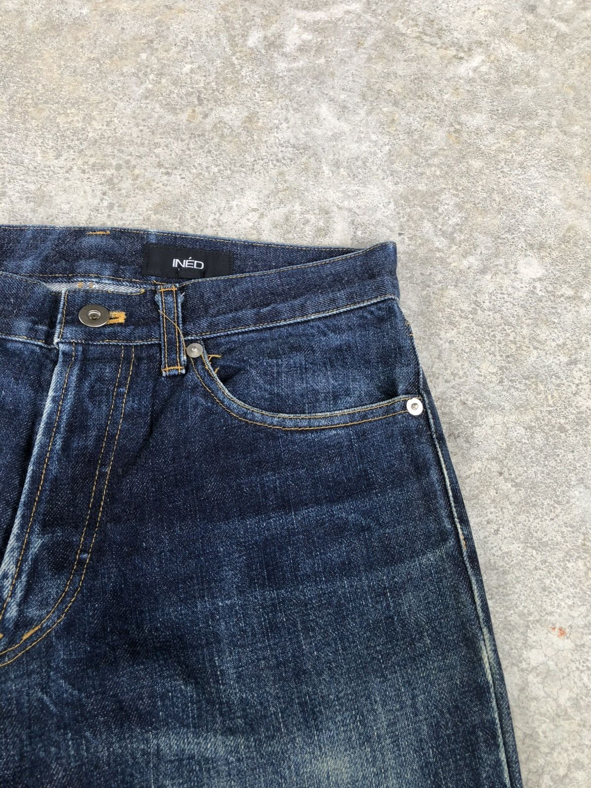 Yohji Yamamoto Ined Homme Flared Jeans Distressed Jeans Size US 30 / EU 46 - 17 Thumbnail