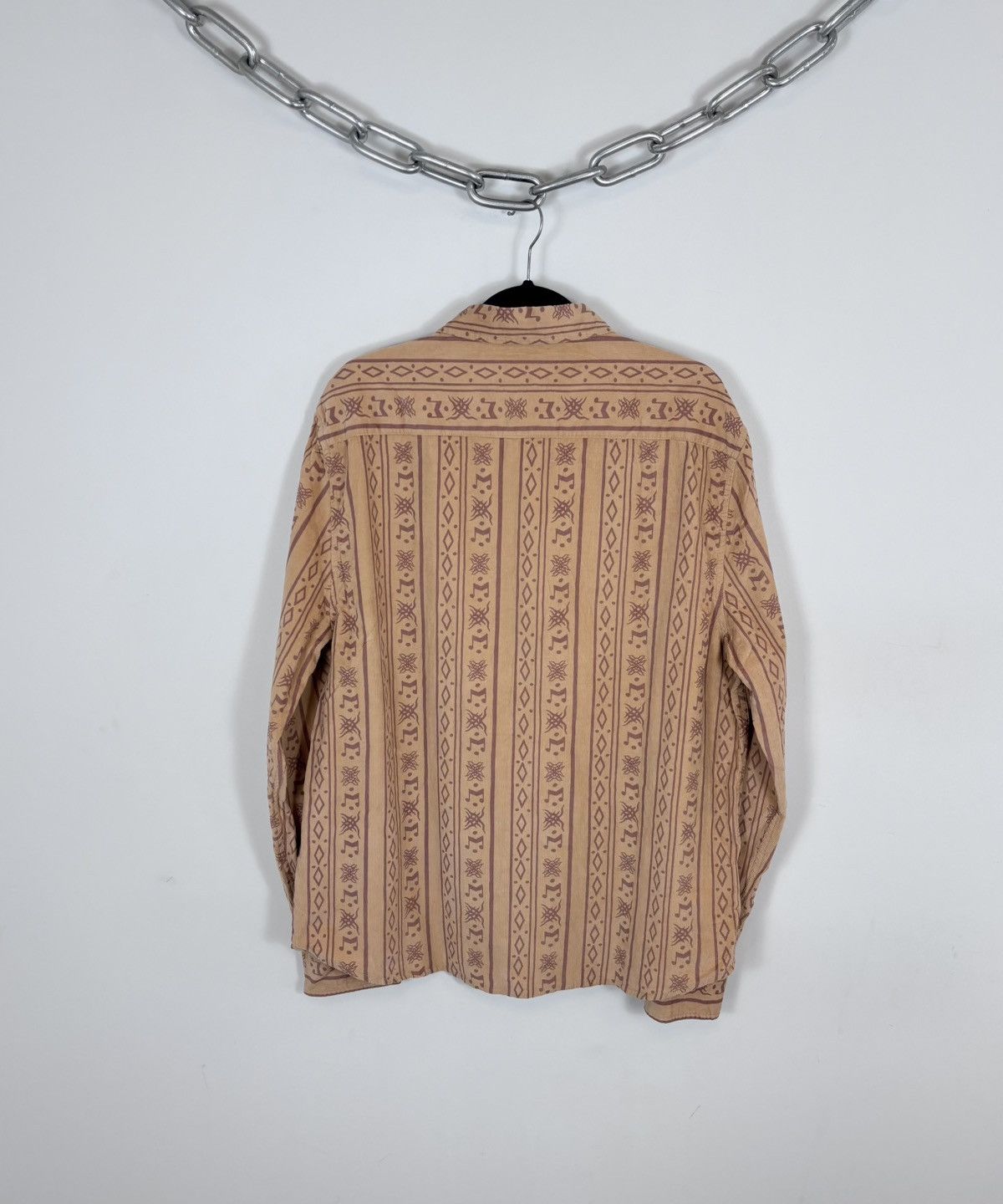 Mambo Mambo Smart Arts Men’s Corduroy Button Up Long Sleeve Shirt Size US XXL / EU 58 / 5 - 14 Thumbnail