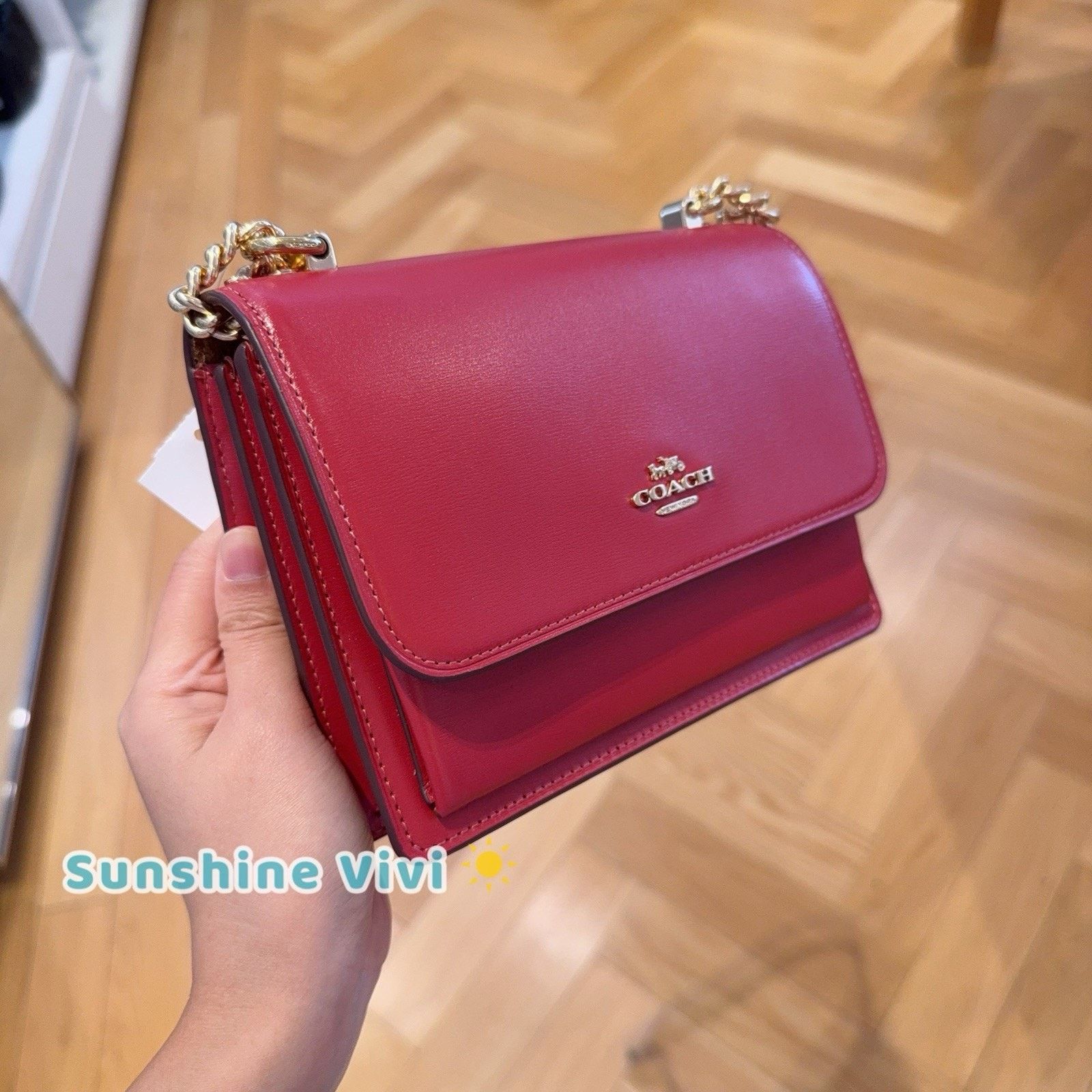 Coach NWT Coach Mini Klare Crossbody Bag CBI23 Leather True Red Size ONE SIZE - 2 Thumbnail