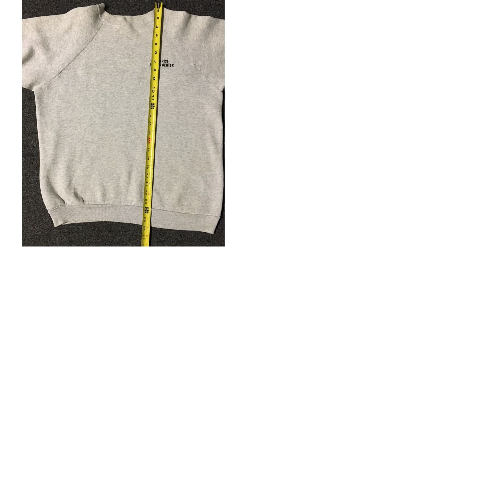 Hanes VINTAGE 80s 90s Sunrise Sports Center Faded Distress Sweatshirt M L Track PE Grunge Size US L / EU 52-54 / 3 - 9 Thumbnail