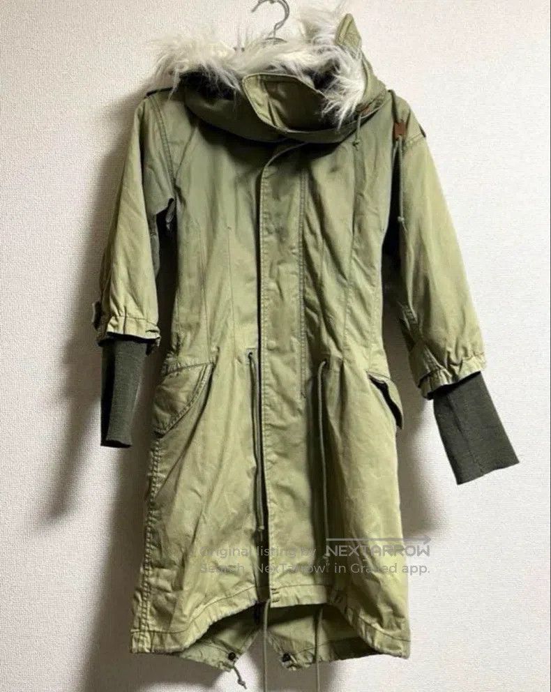Junya Watanabe Junya Watanabe Military Style Mohair Coat Size XS / US 0-2 / IT 36-38 - 2 Thumbnail