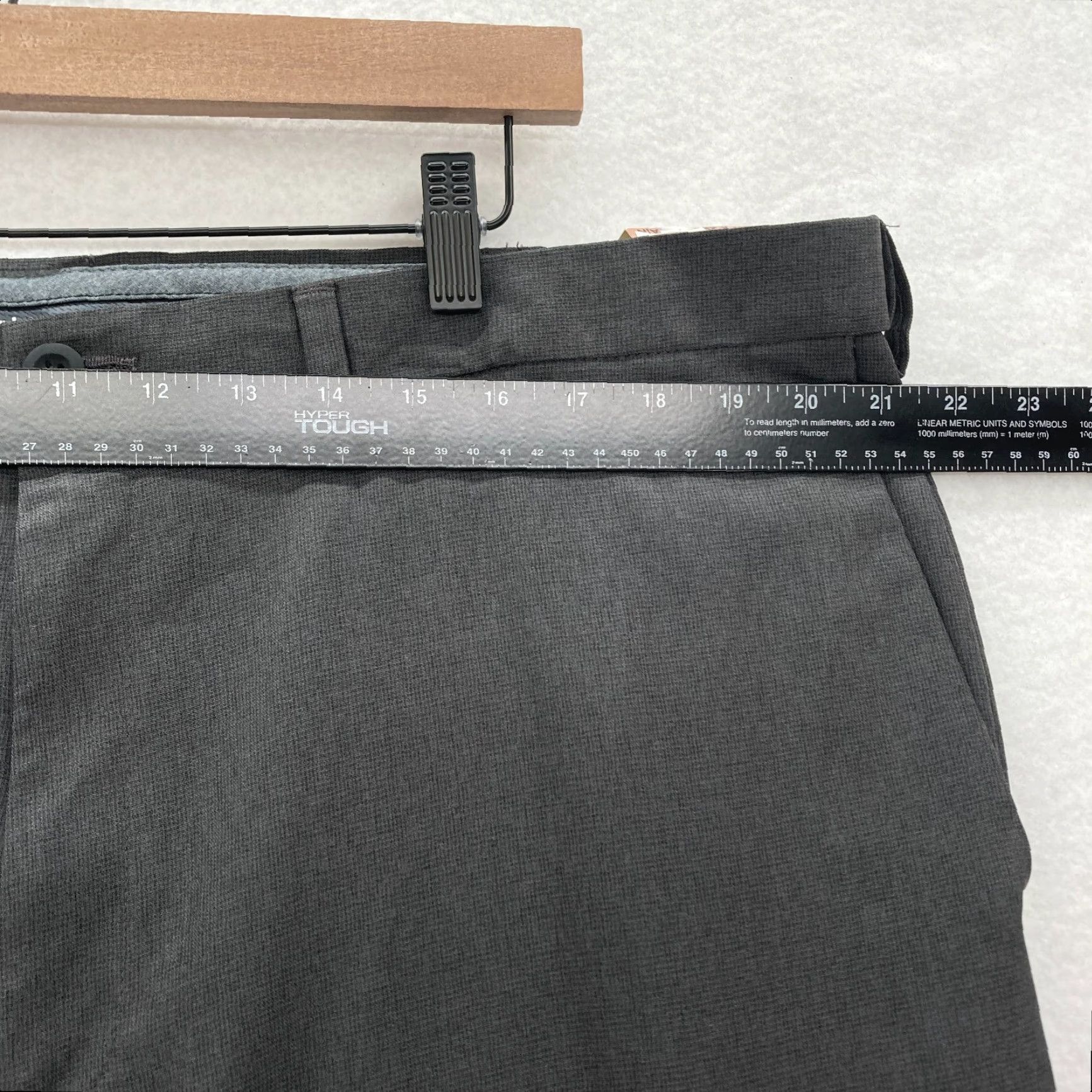Haggar Haggar Cool Right Dress Pants Women's 42x29 Classic Fit Black Performance Flex Pants Size 28" / US 6 / IT 42 - 5 Thumbnail