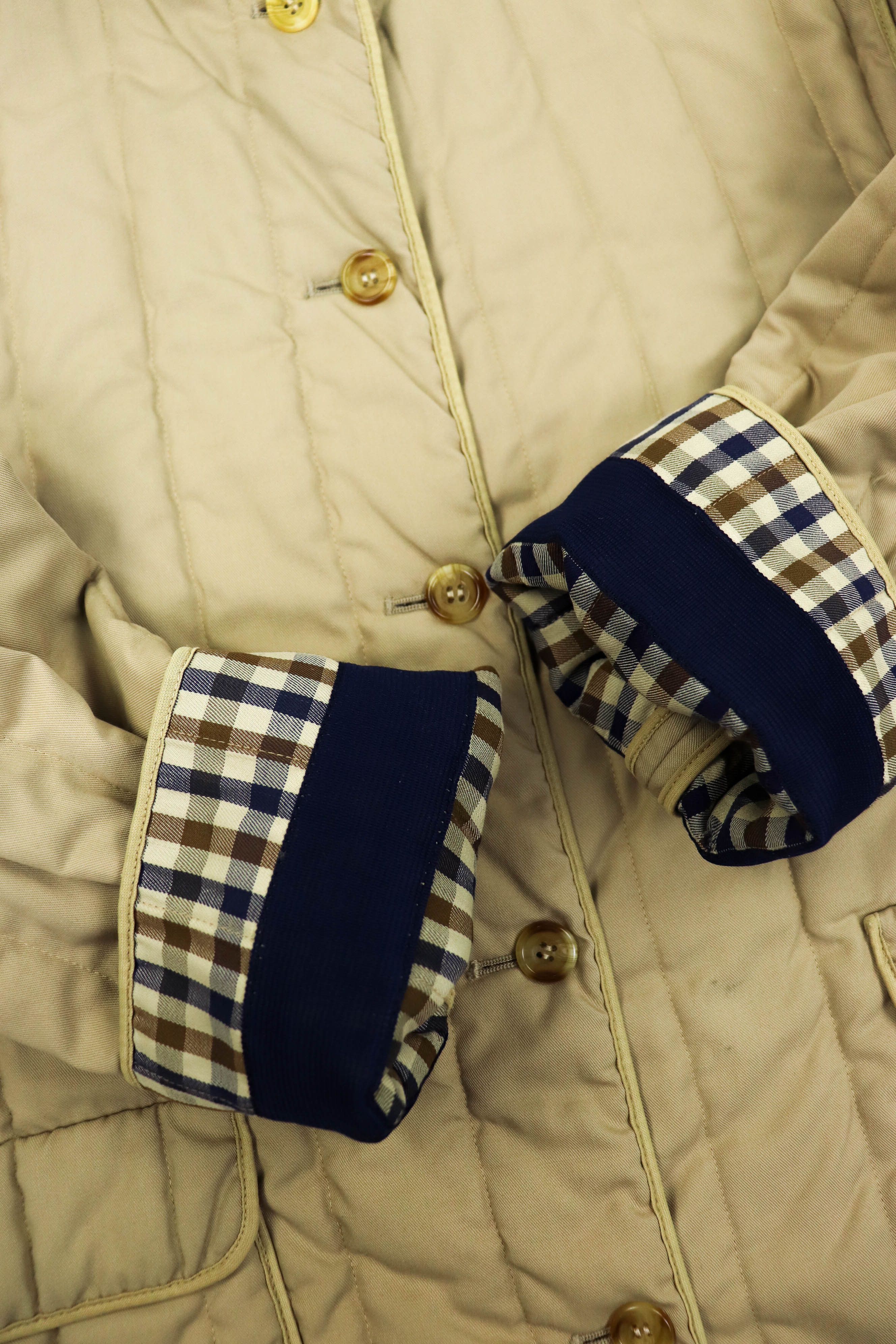 Aquascutum Aquascutum Vintage Checkered Liner Quilted Coat Jacket/Vest Size XL / US 12-14 / IT 48-50 - 12 Thumbnail