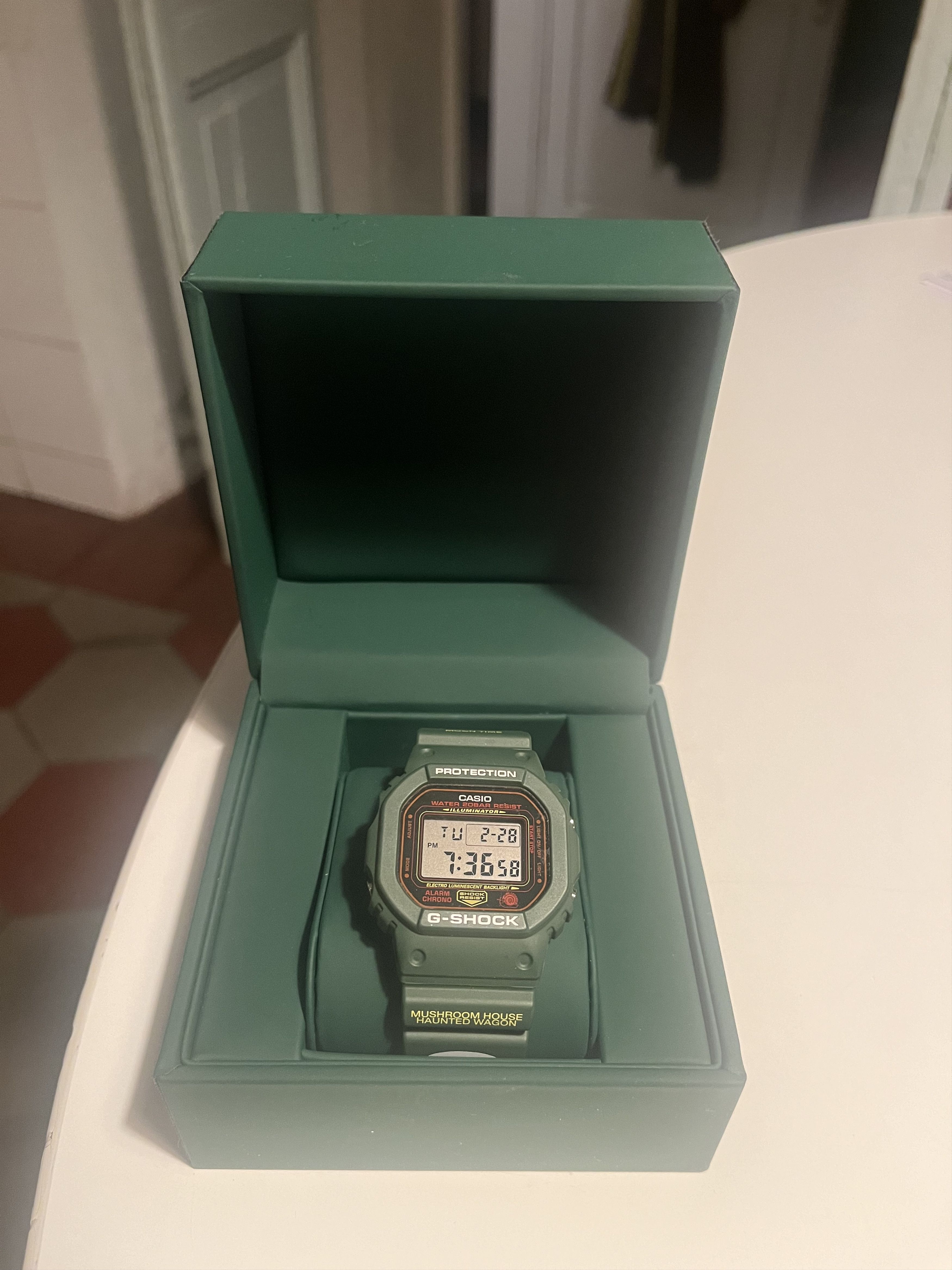 image of G-Shock Online Ceramics For Hodinkee in Green, Men's