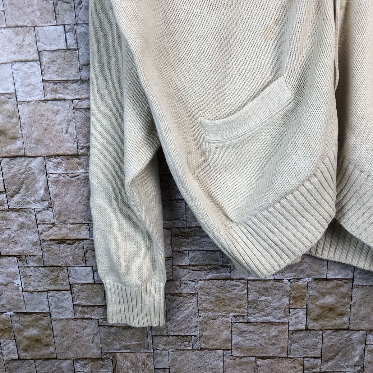 Homespun Knitwear × Japanese Brand East Boy Cream Cardigan Knitwear #A691 Size US M / EU 48-50 / 2 - 7 Thumbnail