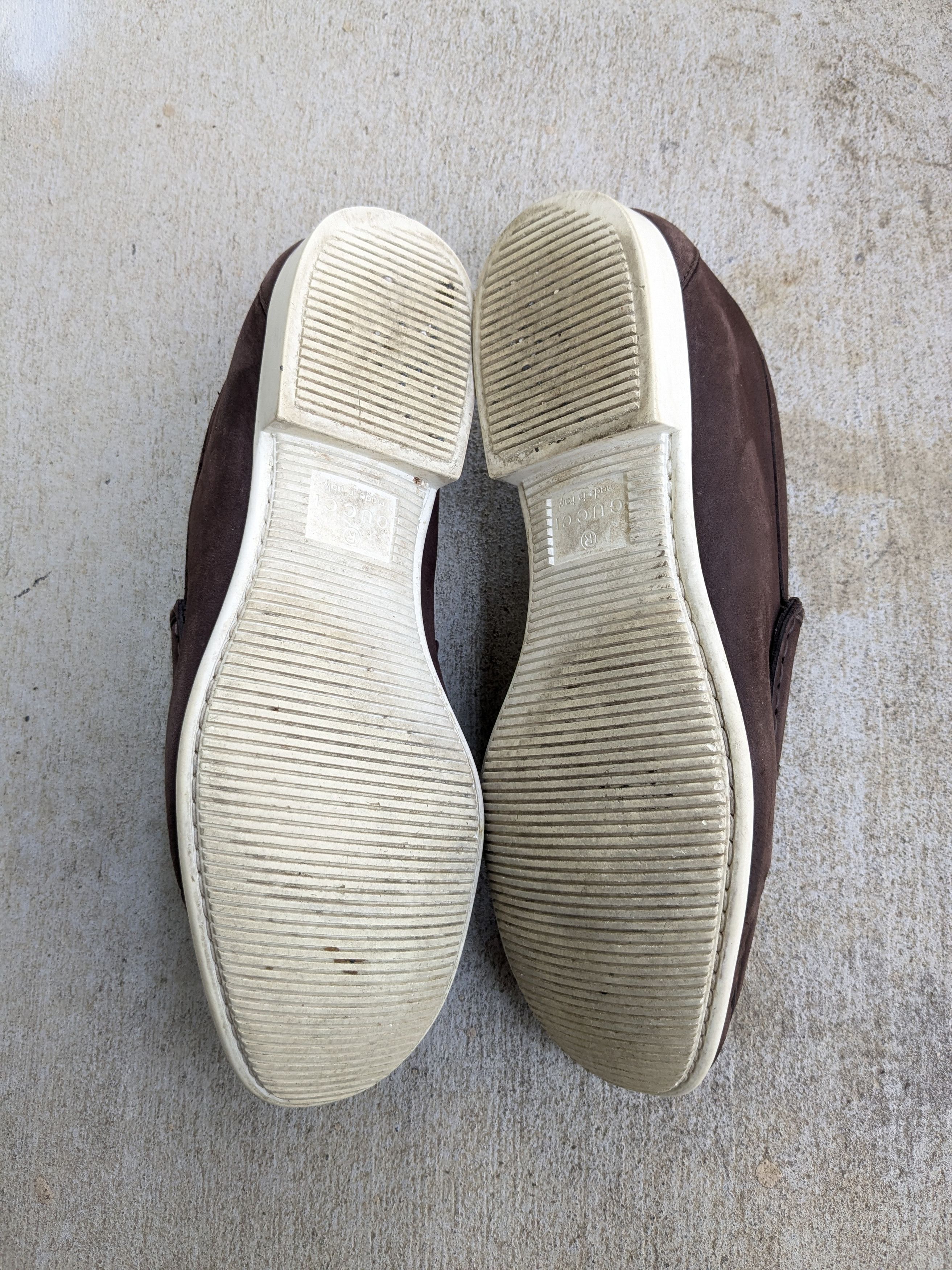 Gucci Gucci Horsebit Loafers Brown Suede 9 Snaffle Bit Boat Size US 9 / EU 42 - 14 Thumbnail