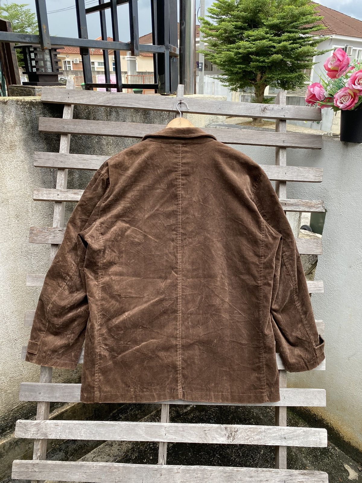 Vintage Vintage 90s MCM Velvet Chore Jacket Size US XL / EU 56 / 4 - 4 Thumbnail