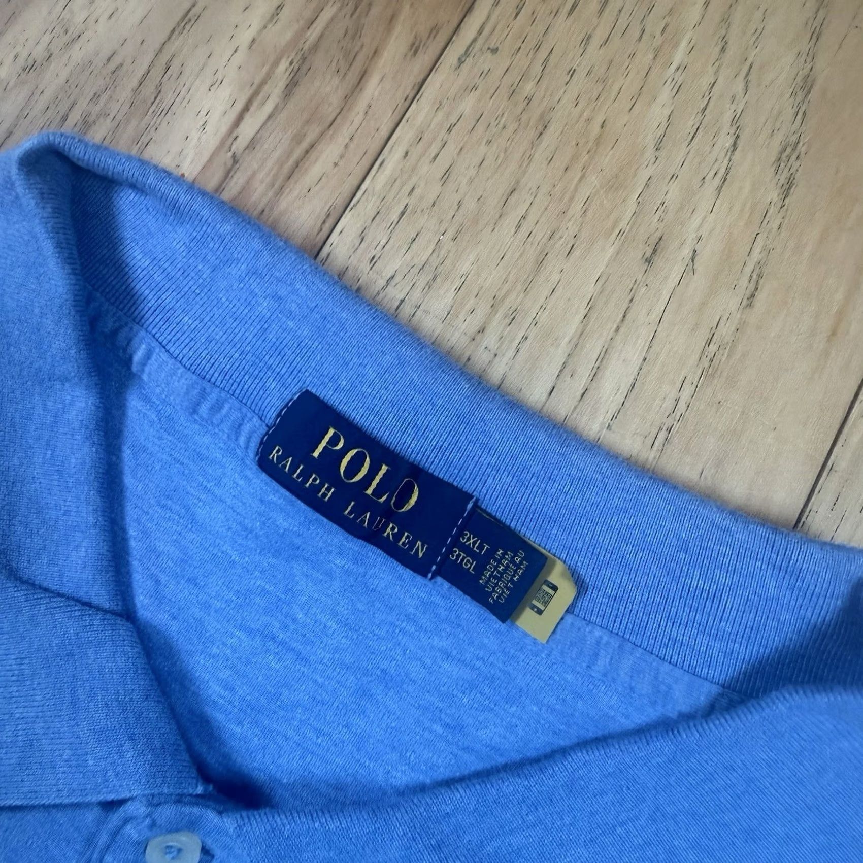 Ralph Lauren Ralph Lauren Polo Shirt Mens 3XLT Tall Short Sleeve Soft Touch Blue Size US XXL / EU 58 / 5 - 4 Thumbnail