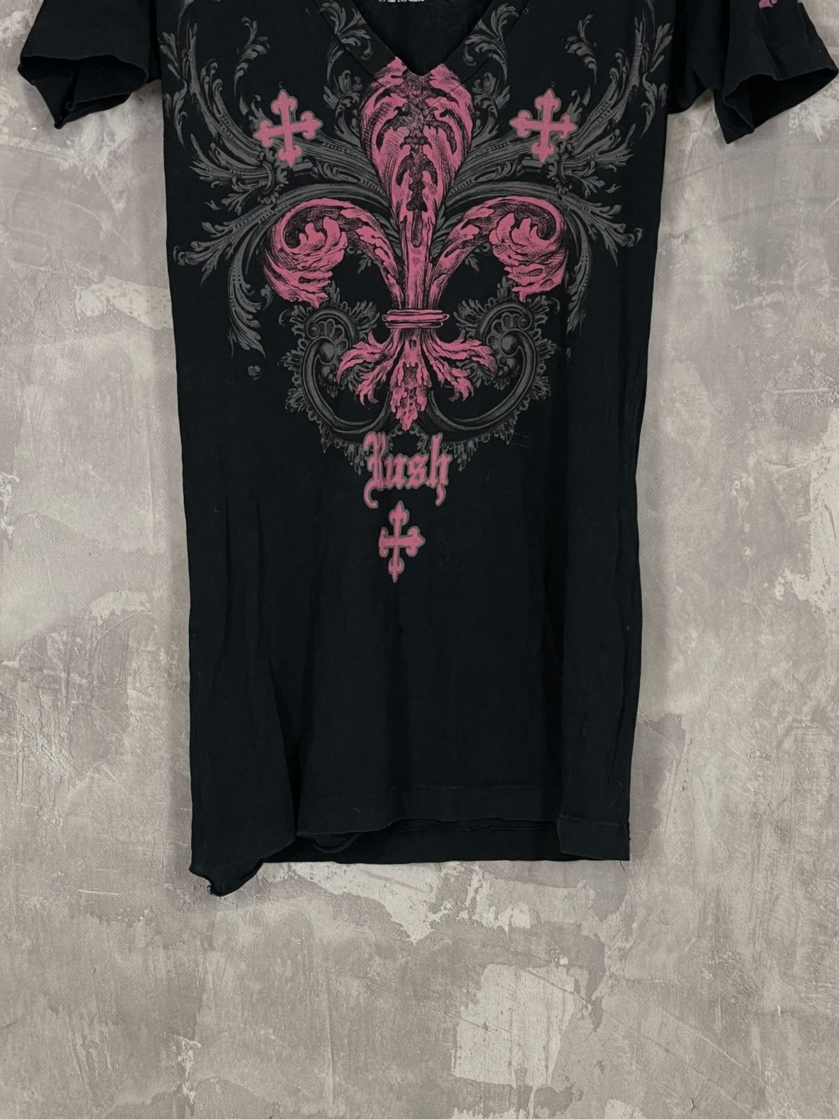 Other 🔥LASTDROP🔥Y2K Affliction Skull Bones Crosses Stonewashed Tee Size M / US 6-8 / IT 42-44 - 5 Thumbnail