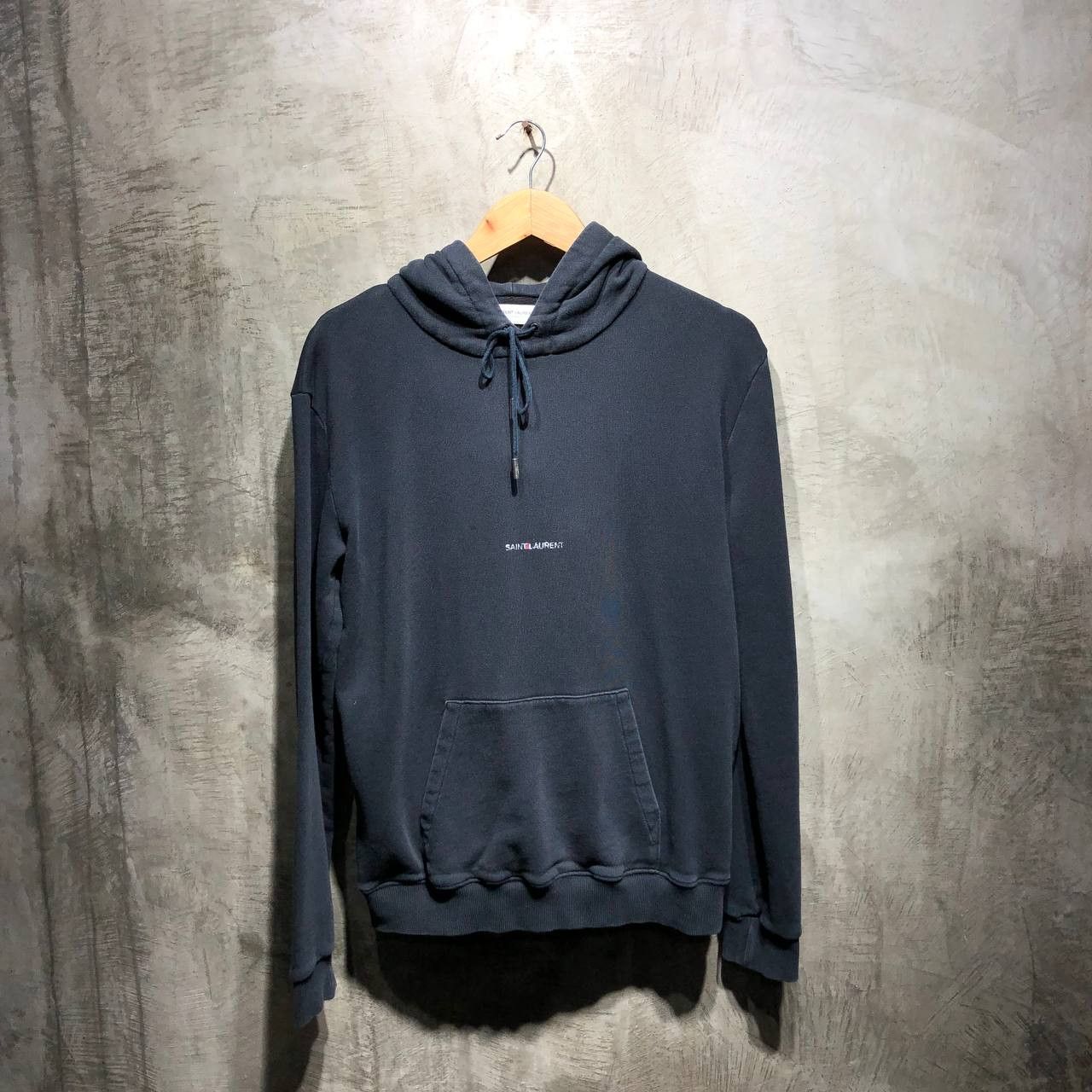 Saint Laurent Paris Saint Laurent Paris Signature logo hoodie