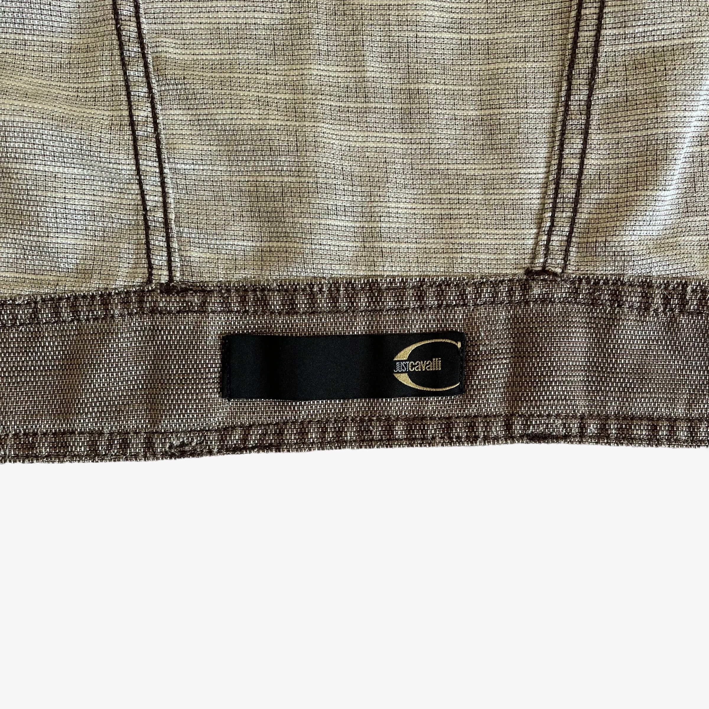 Just Cavalli Vintage Y2K Women's Just Cavalli Lion Denim Jacket Size XS / US 0-2 / IT 36-38 - 3 Thumbnail