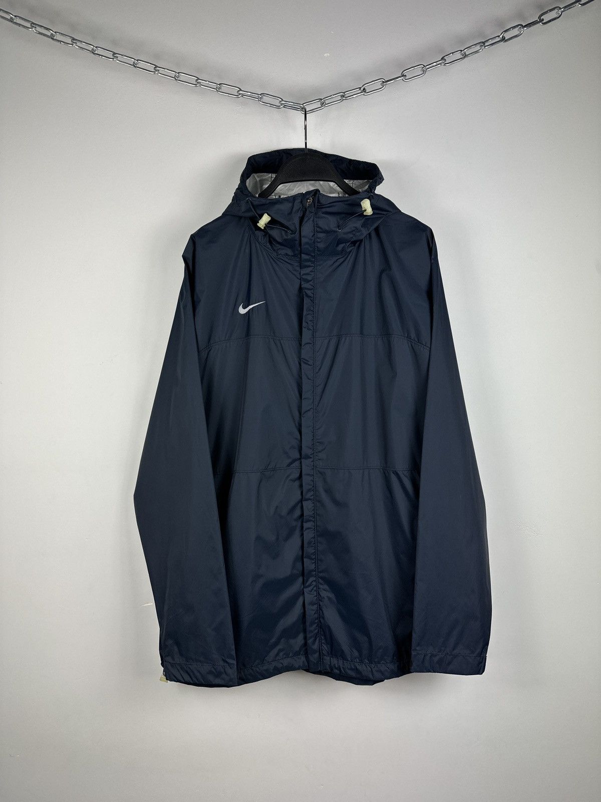 Nike × Vintage Vintage Y2K Nike Swoosh Waterproof Jacket Size US L / EU 52-54 / 3 - 1 Thumbnail