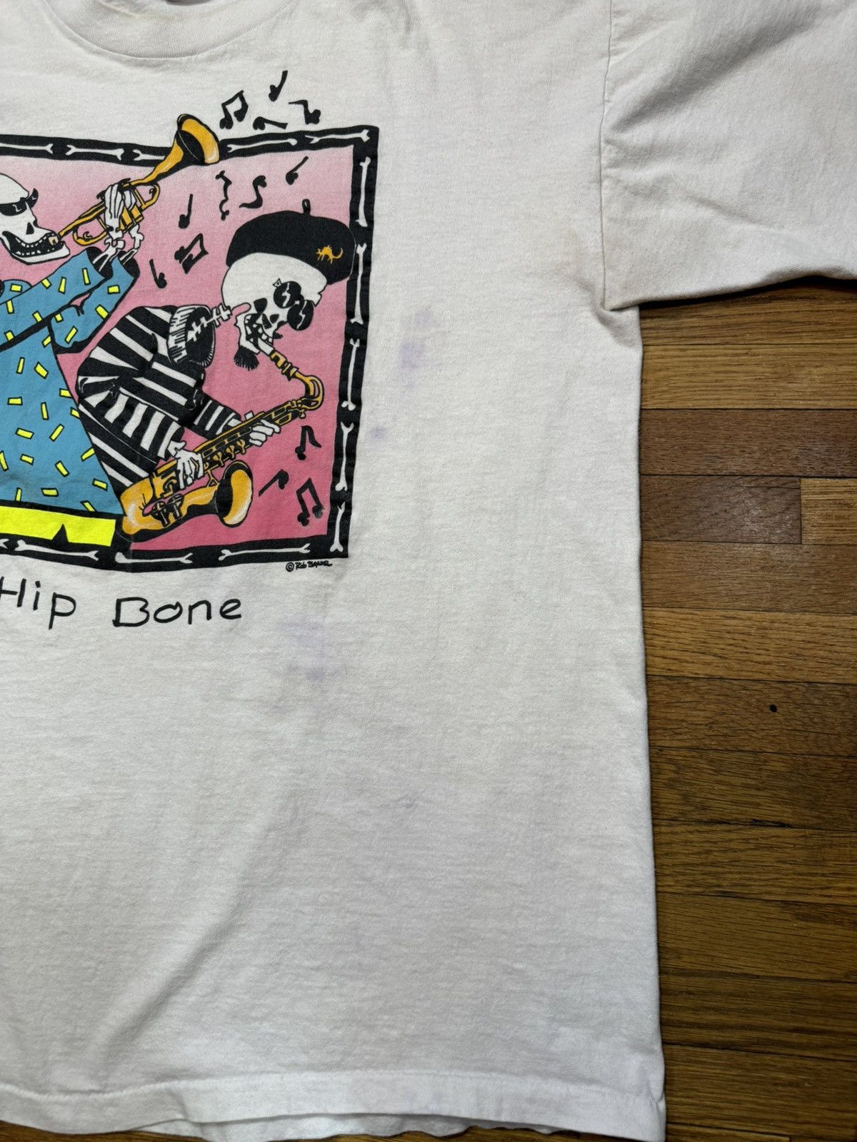 Vintage Vintage Hip Bone Jazz Skeleton Shirt Size US XL / EU 56 / 4 - 3 Thumbnail