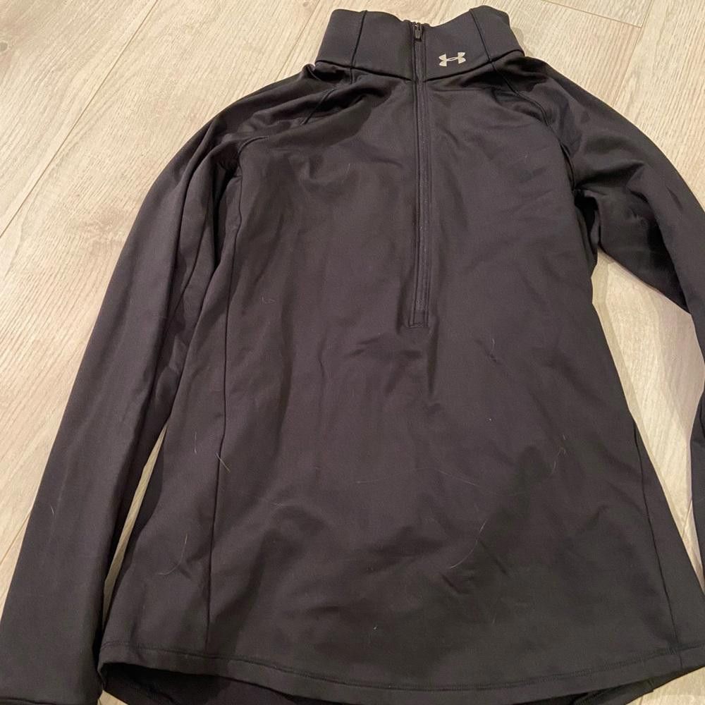 Under Armour Under Armour Black Athletic Workout Pullover Size S / US 4 / IT 40 - 4 Thumbnail