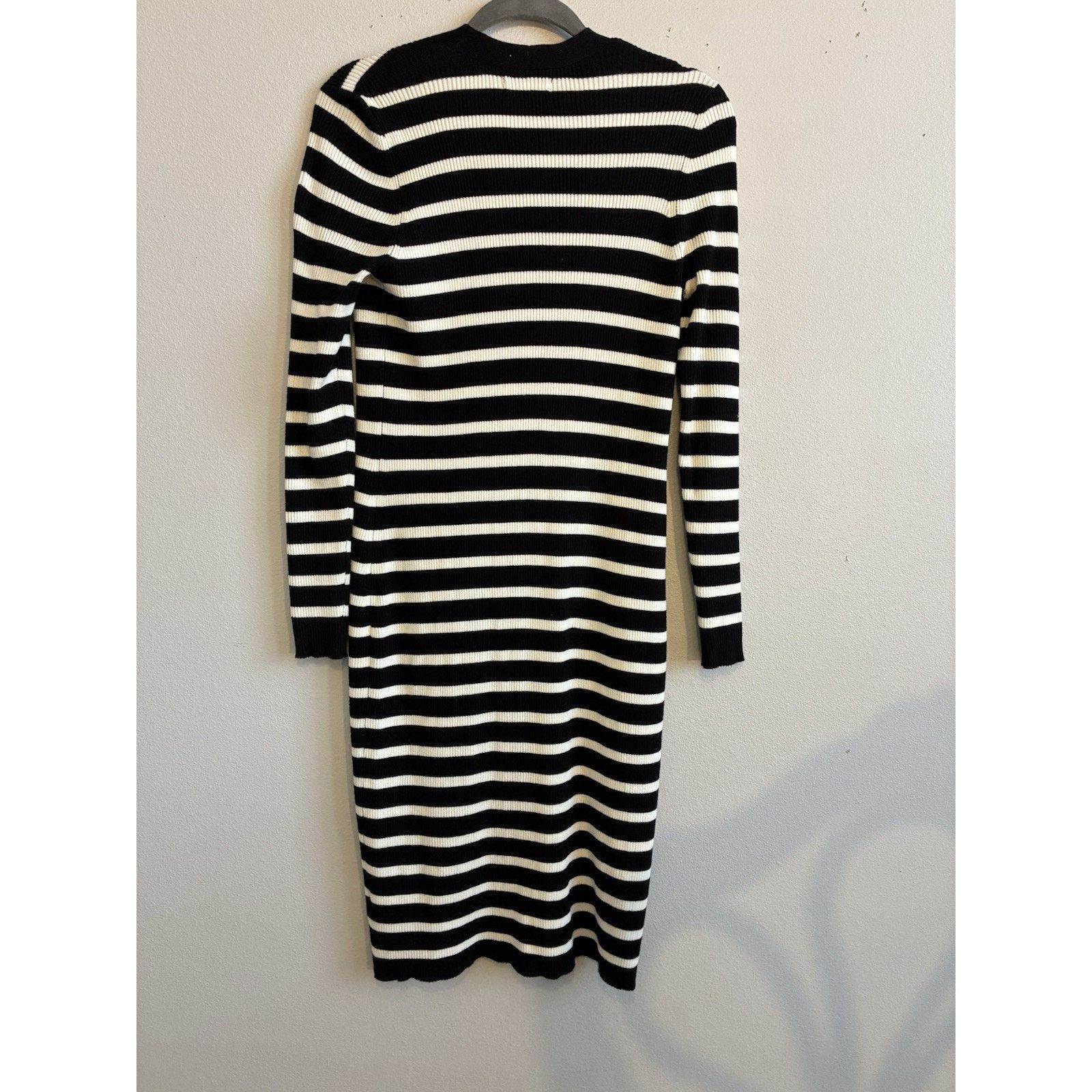Nine West Striped Long Duster Cardigan Quiet Luxury Minimalist S Size S / US 4 / IT 40 - 16 Thumbnail