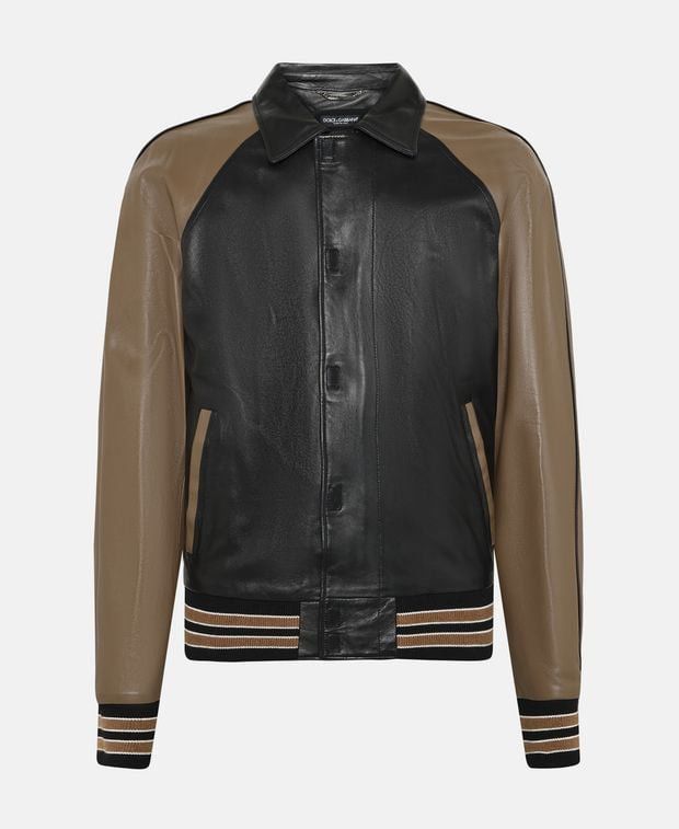 Dolce & Gabbana Leather blouson Size US S / EU 44-46 / 1 - 1 Thumbnail