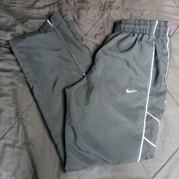 Nike Vintage Y2K Nike Striped Mesh Lined Wind Pants Joggers Size US 32 / EU 48 - 1 Thumbnail