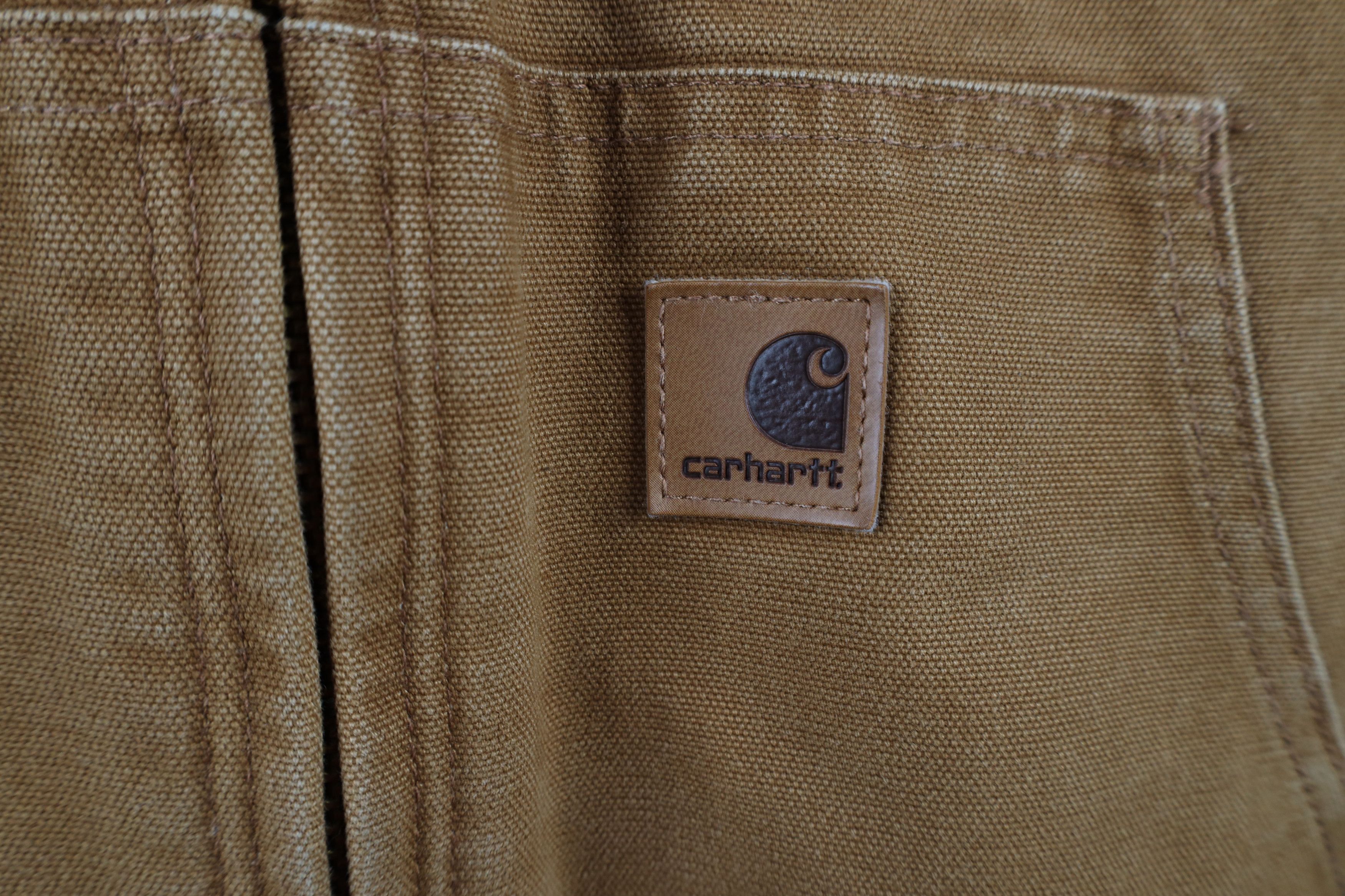 Carhartt × Vintage Vintage Y2K Carhartt Maintenance Canvas Hooded Jacket Size US XXL / EU 58 / 5 - 6 Thumbnail