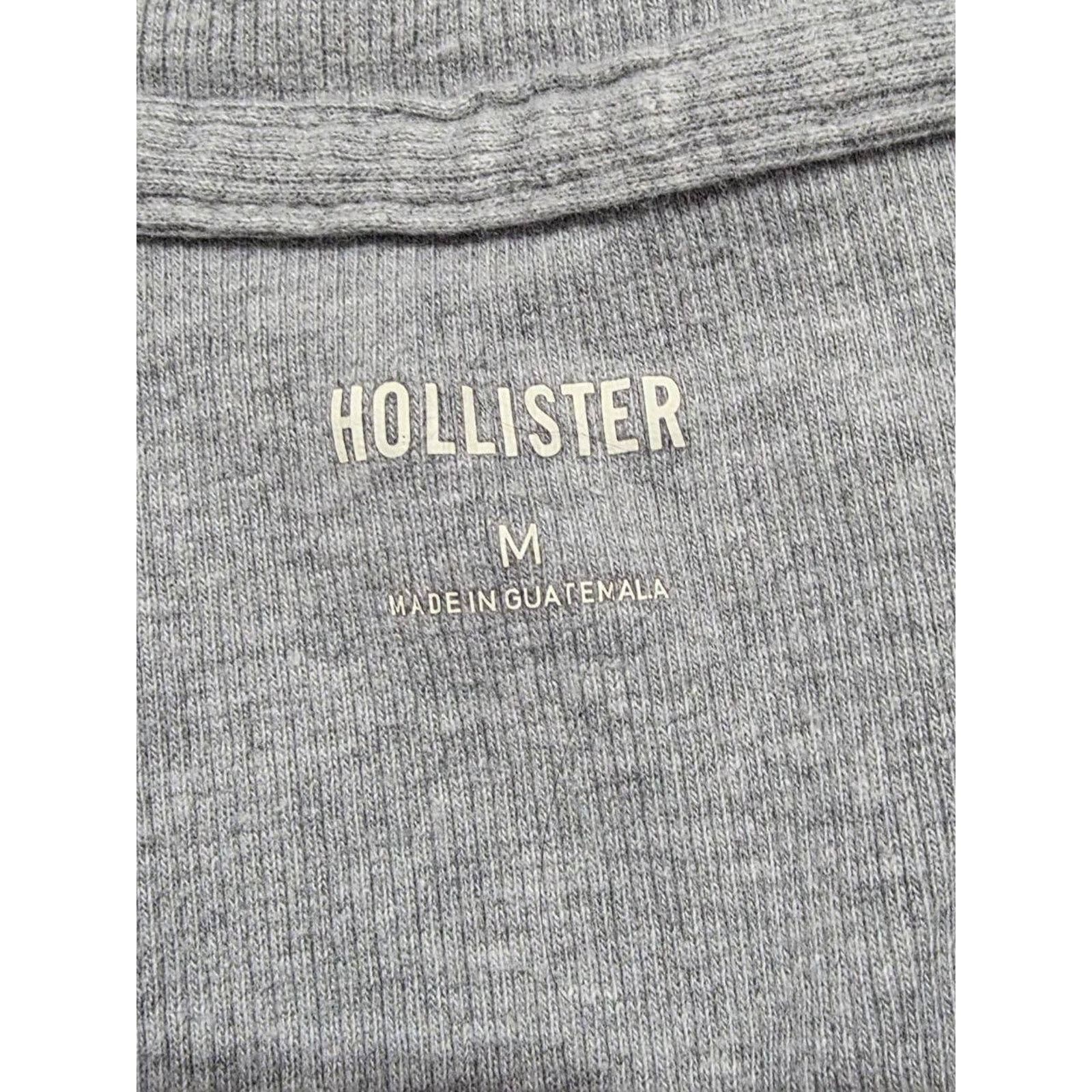Hollister Hollister GRAY RIBBED HEART Y2K Top Medium A003201 Size M / US 6-8 / IT 42-44 - 5 Thumbnail