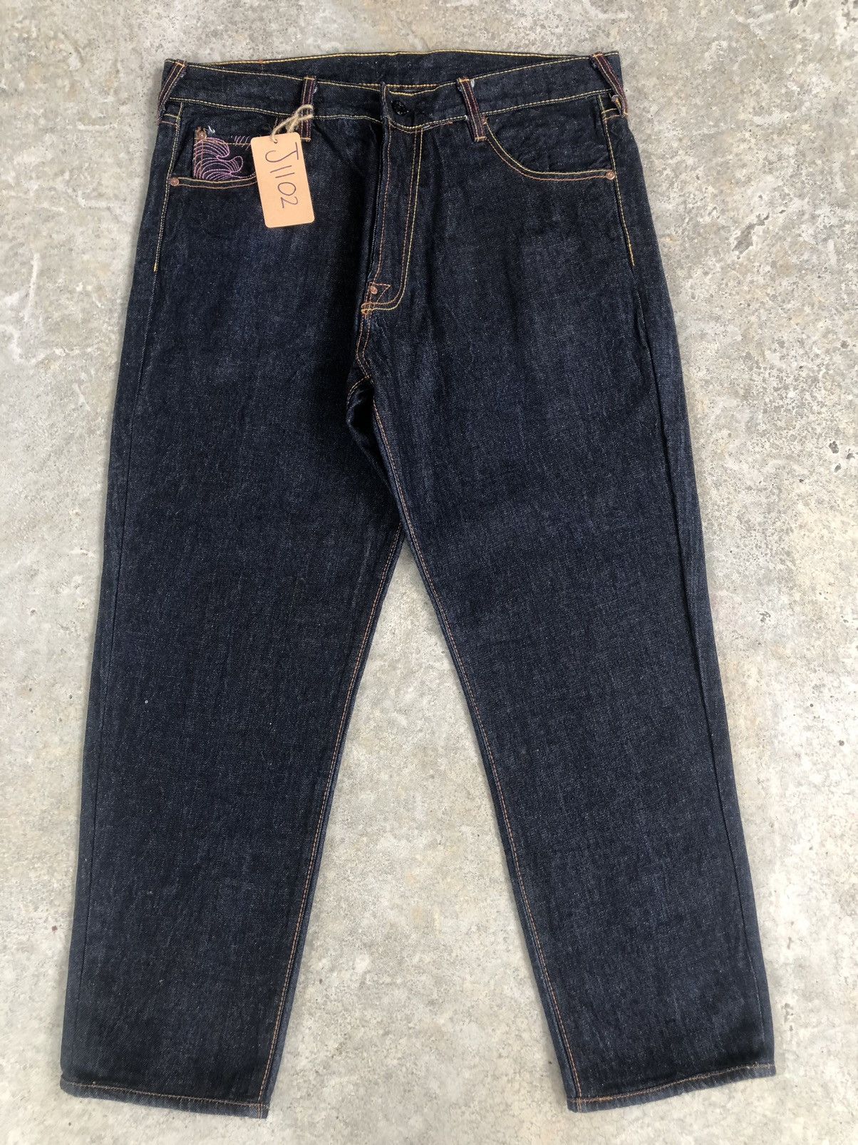 RMC Jeans Red Monkey Company Embroidered Naked Size US 36 / EU 52 - 2 Thumbnail