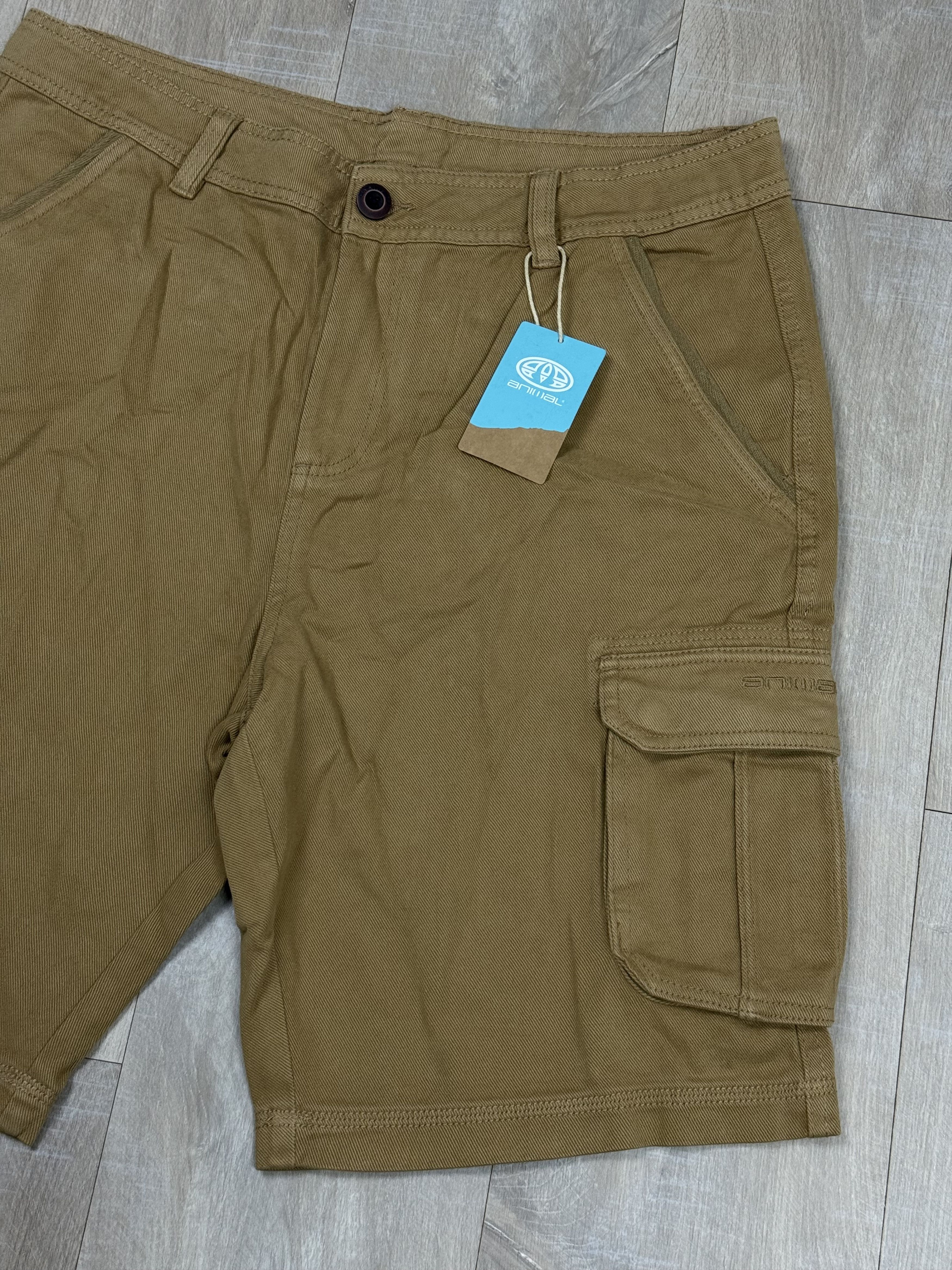 Vintage Animal Dusk Twill Cargo Shorts Size US 36 / EU 52 - 5 Thumbnail