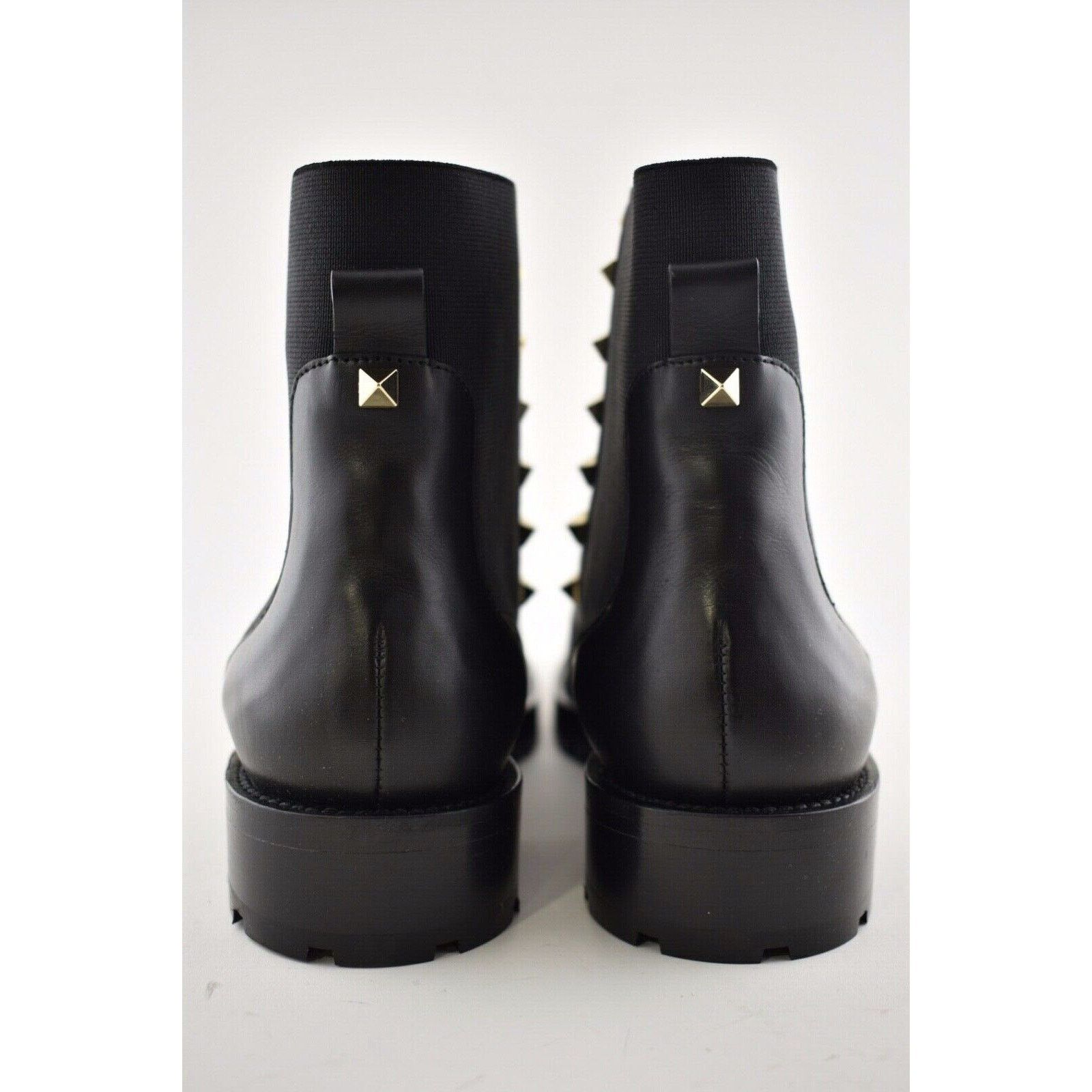 Valentino Valentino Rockstud Chelsea 20mm Black Leather Stud Heel Size US 7 / IT 37 - 11 Thumbnail