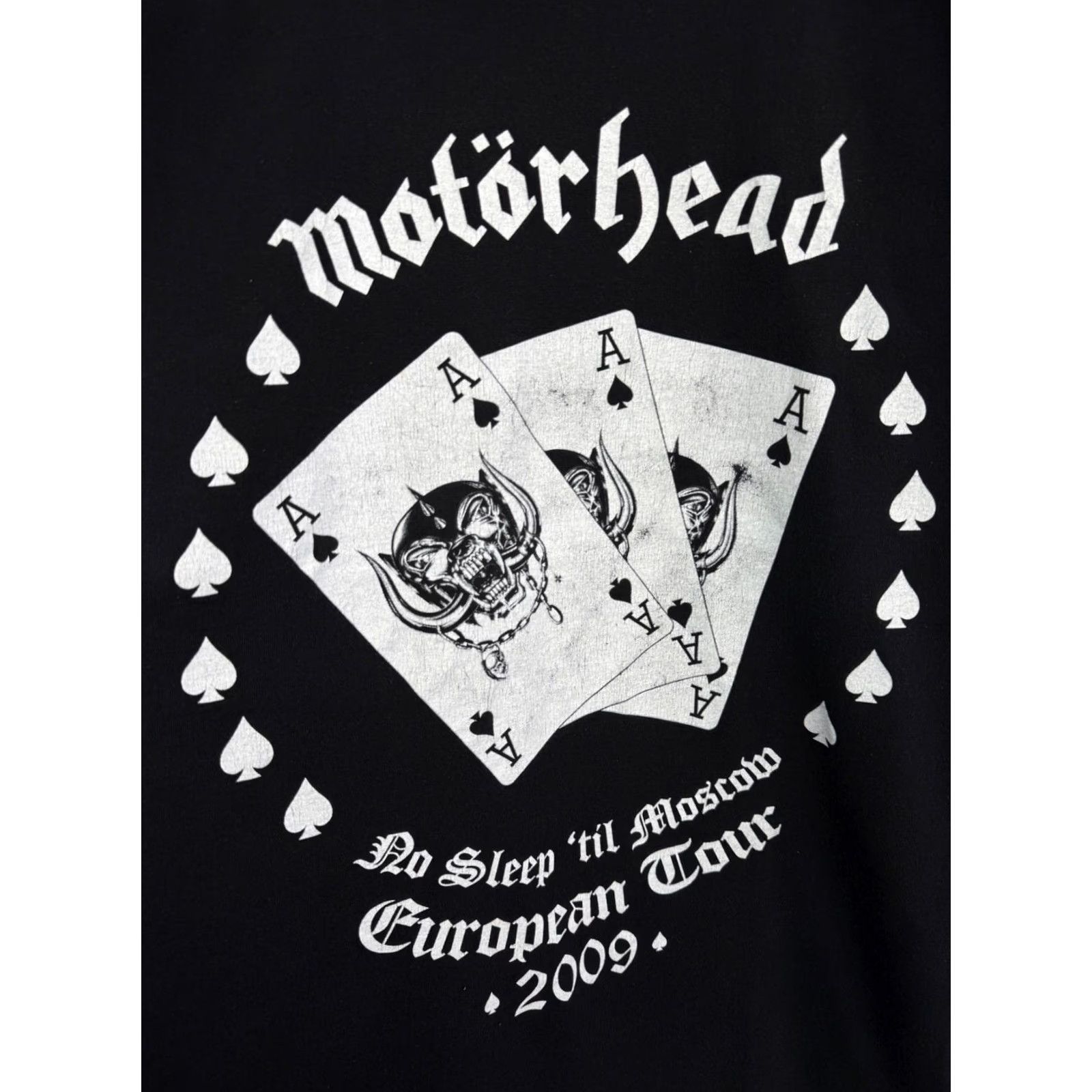 Fruit Of The Loom VINTAGE Motorhead Rock Band T-Shirt Men L Black Retro Rare 2009 XS? No: Size M/L. Size US L / EU 52-54 / 3 - 4 Thumbnail