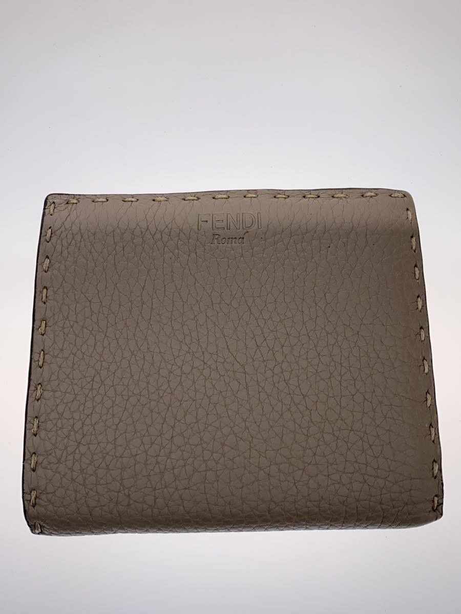 Fendi Selleria Peekaboo Leather Bi-Fold Wallet