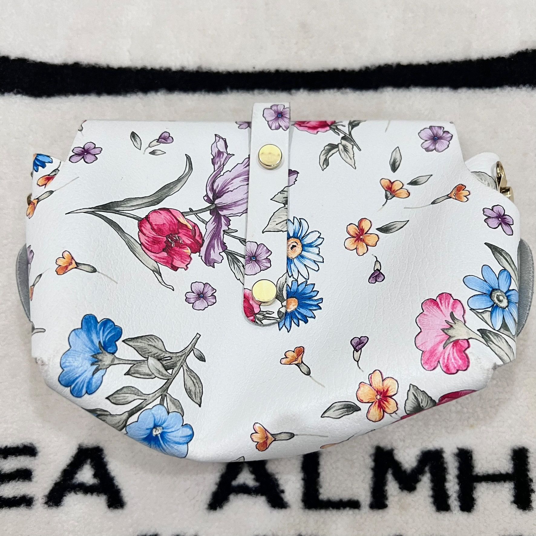 Vera Pelle Borse in Vera Pelle Floral Mini Bag / Pouch Size ONE SIZE - 2 Thumbnail
