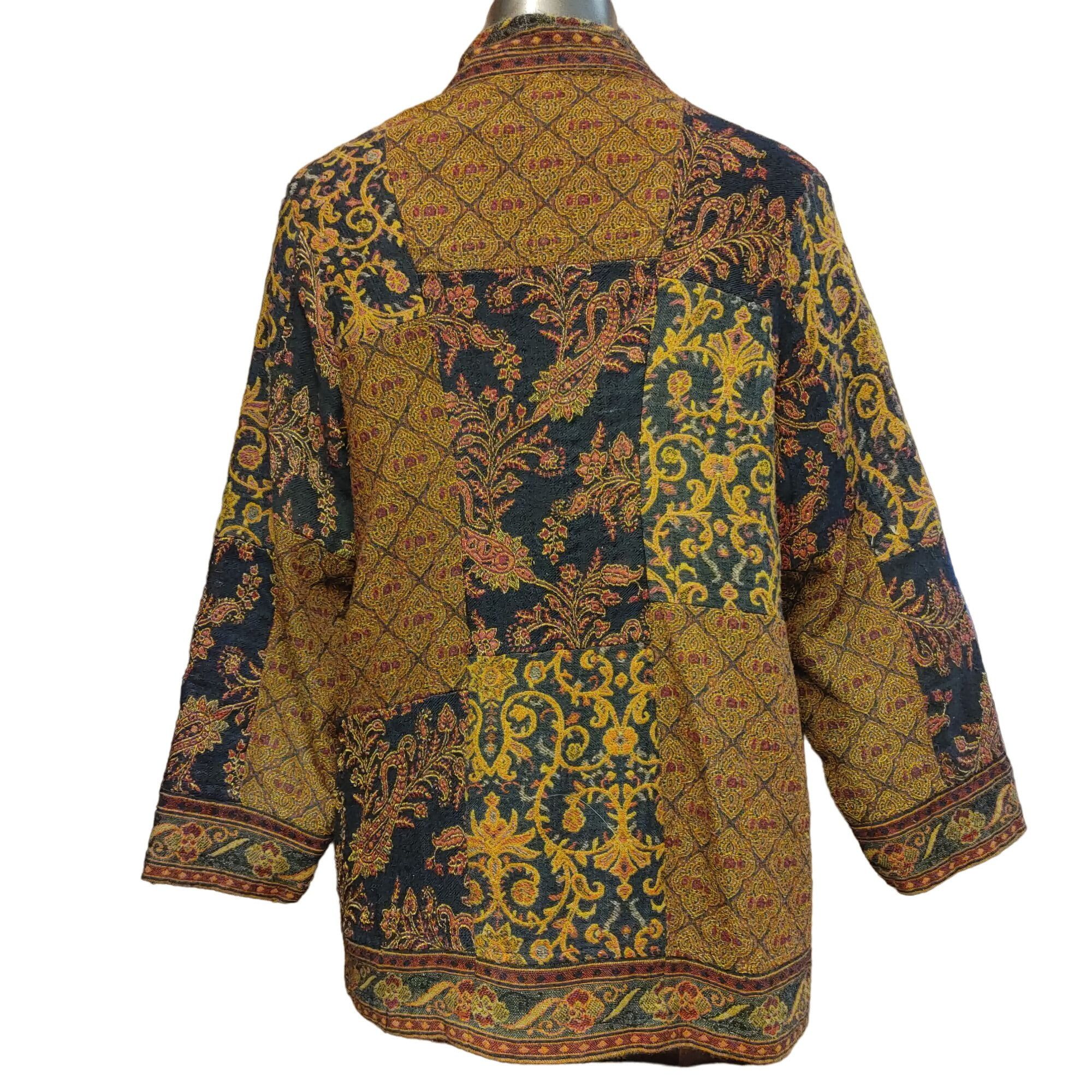 Other White Stag Women's Patchwork Tapestry Pattern Coat XL Size XL / US 12-14 / IT 48-50 - 2 Thumbnail