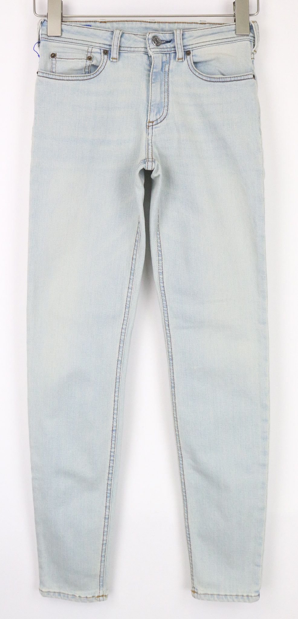 Acne Studios CLIMB W25/L34 Light Blue Skinny Stretch Jeans 73974 Size 25" / US 0 / IT 36 - 1 Thumbnail