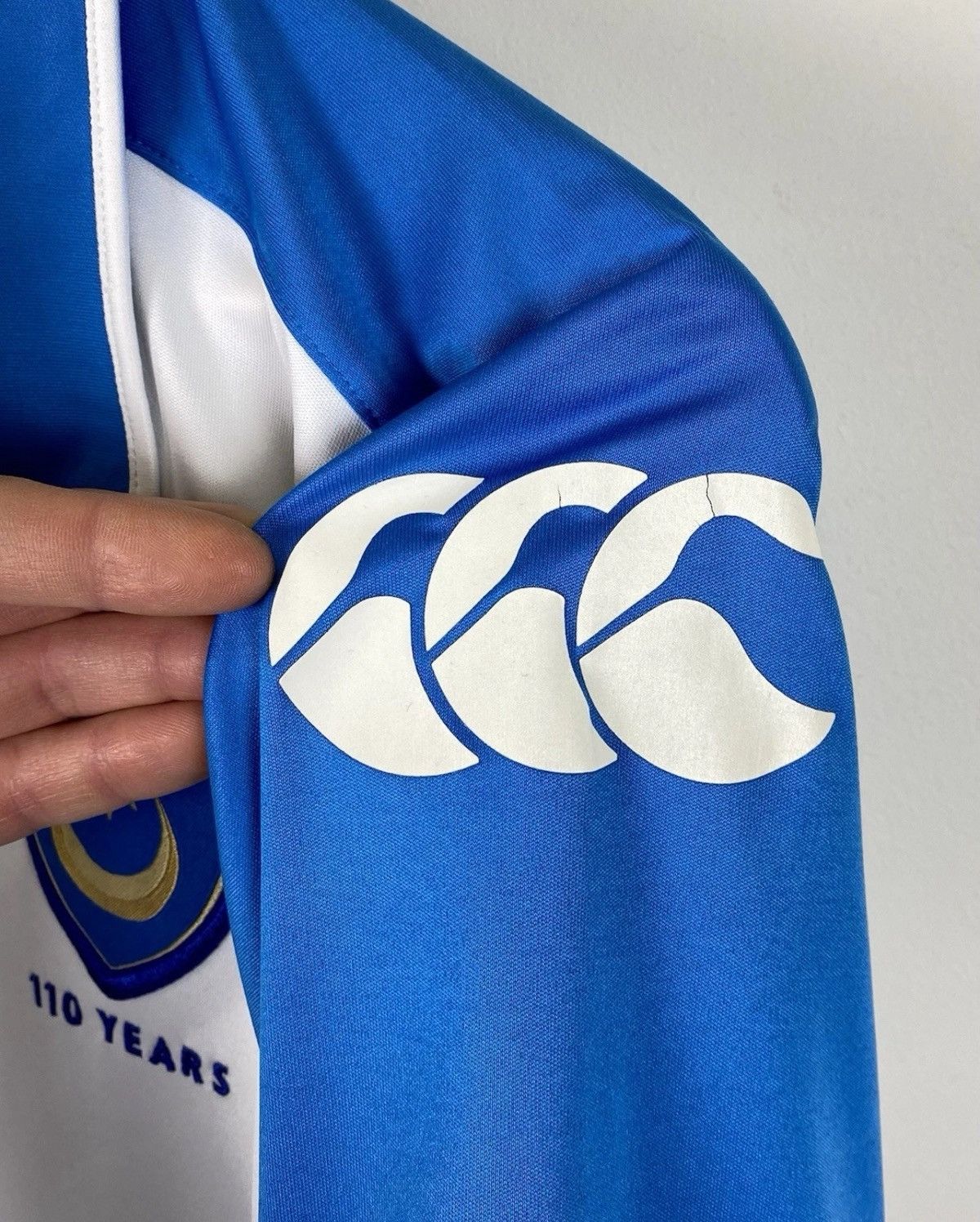 Canterbury of New Zealand Portsmouth 2008/2009 110 Years Football Shirt Soccer Jersey Size US XL / EU 56 / 4 - 5 Thumbnail