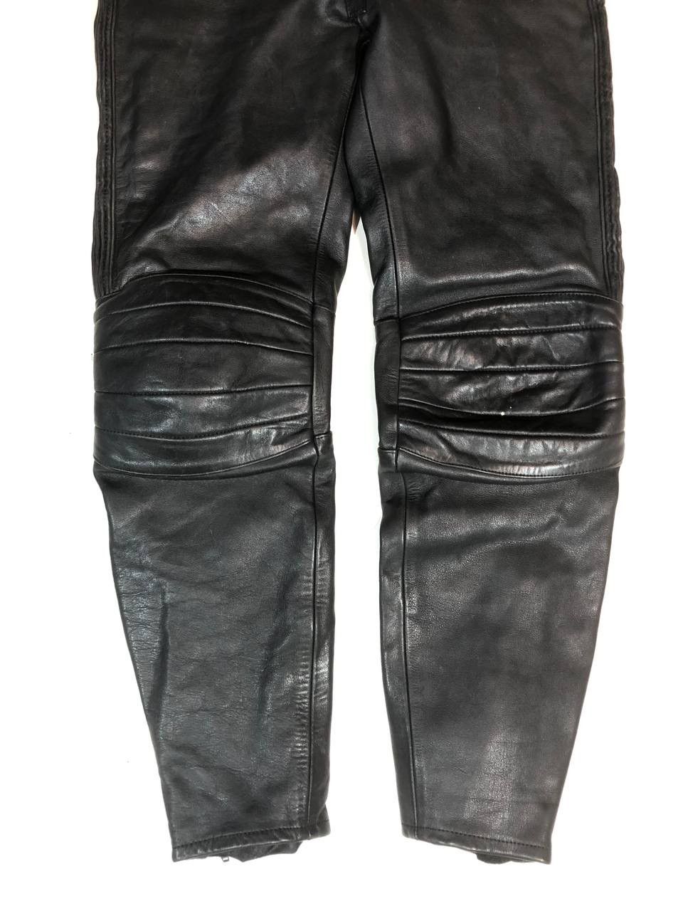 Vintage POLO Road Vintage Racing Moto Leather Pants Size US 30 / EU 46 - 3 Thumbnail