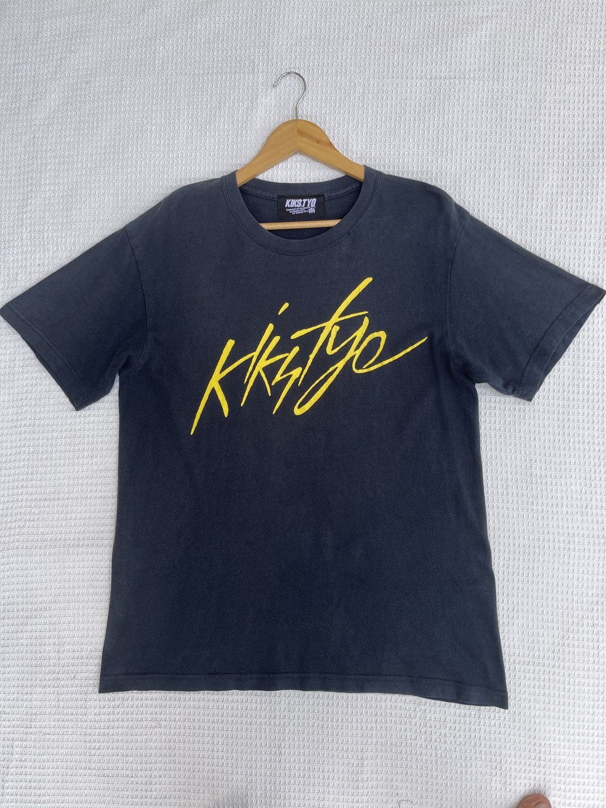 KIKS TYO Last Drop🔥Rare🔥Vintage KIKS TYO Spellout Faded Tee Size US L / EU 52-54 / 3 - 10 Thumbnail