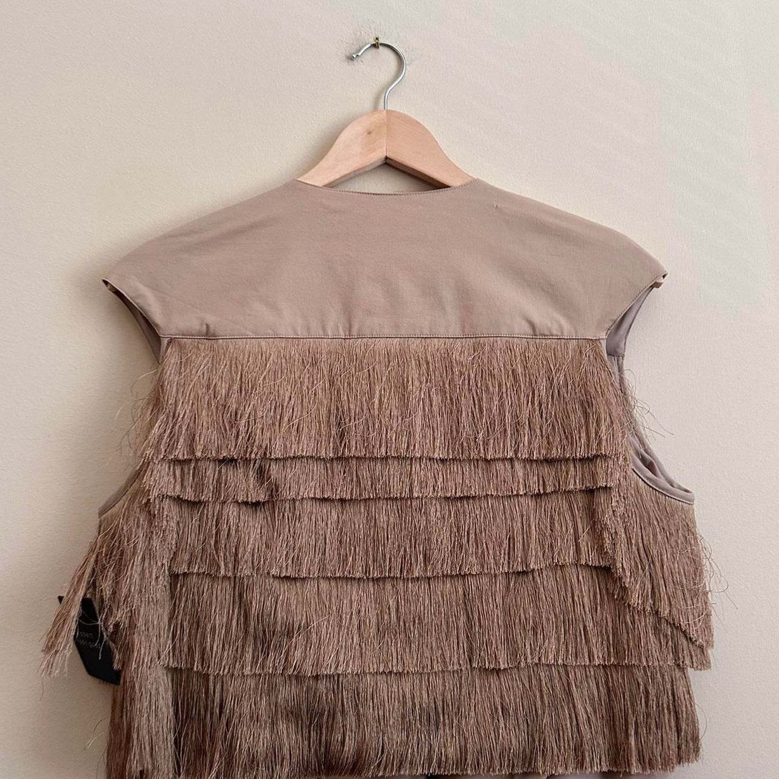 Vintage Robert Rodriguez Fringe Cropped Western Vest Size 12 Size XL / US 12-14 / IT 48-50 - 7 Thumbnail