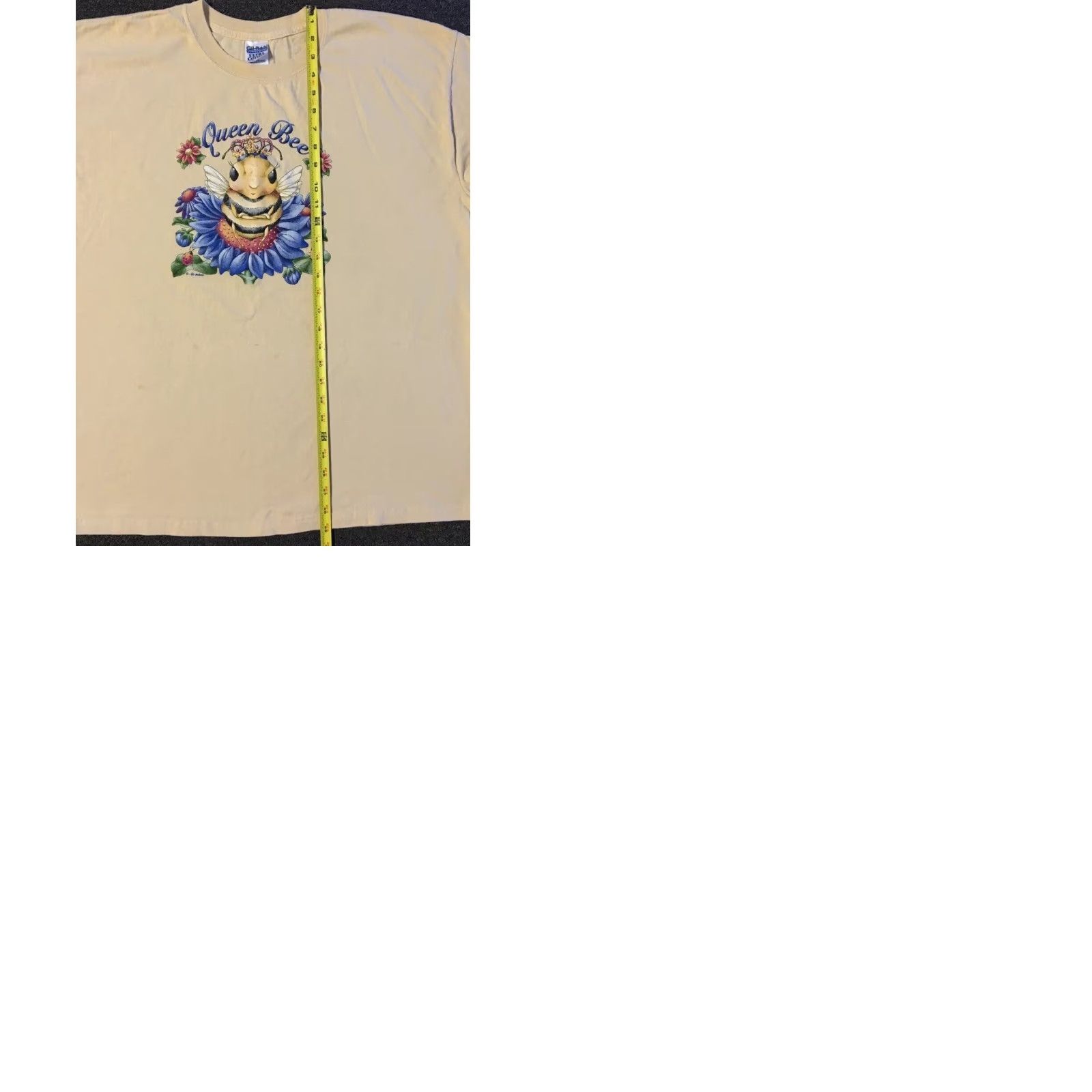 Vintage Vtg Queen Bee Faded Shirt XL Nature Insect Animal Art Flower Wildlife Grunge 90s Size US XL / EU 56 / 4 - 9 Thumbnail