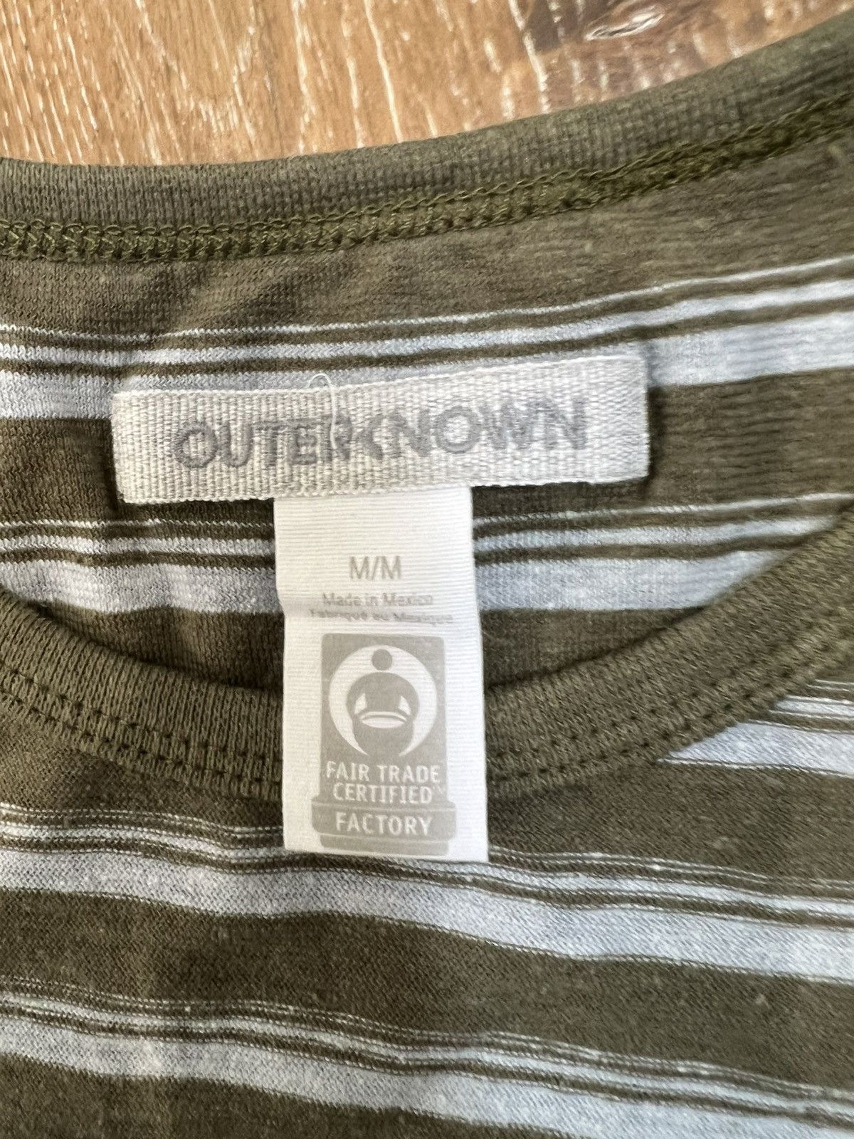 Outerknown Outerknown striped pocket tee Size US M / EU 48-50 / 2 - 3 Thumbnail