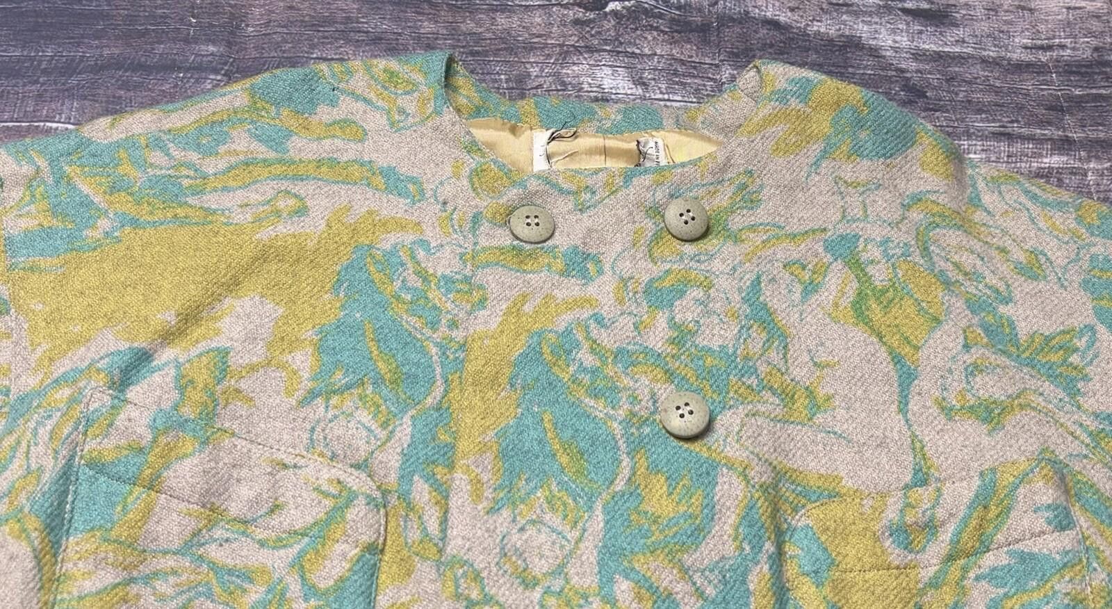 The Unbranded Brand VTG Wool Jacket Womens Medium Made in France Double Breasted Size M / US 6-8 / IT 42-44 - 5 Thumbnail