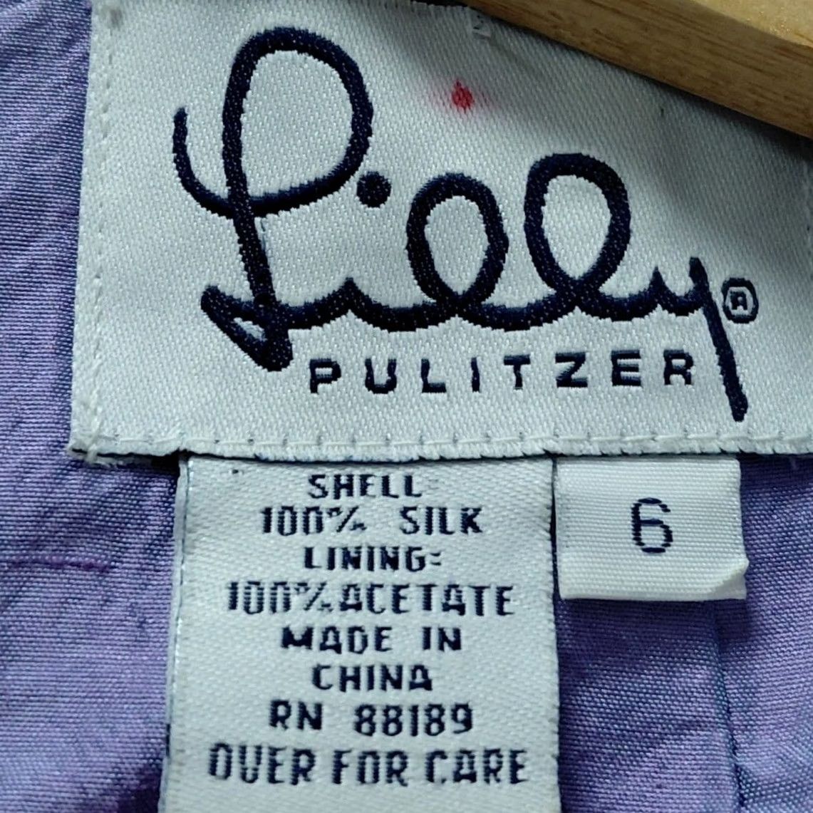 Lilly Pulitzer Lilly Pulitzer Top Womens 6 Purple Silk Embellished Tank Solid Sleeveless Women Size Size M / US 6-8 / IT 42-44 - 4 Thumbnail